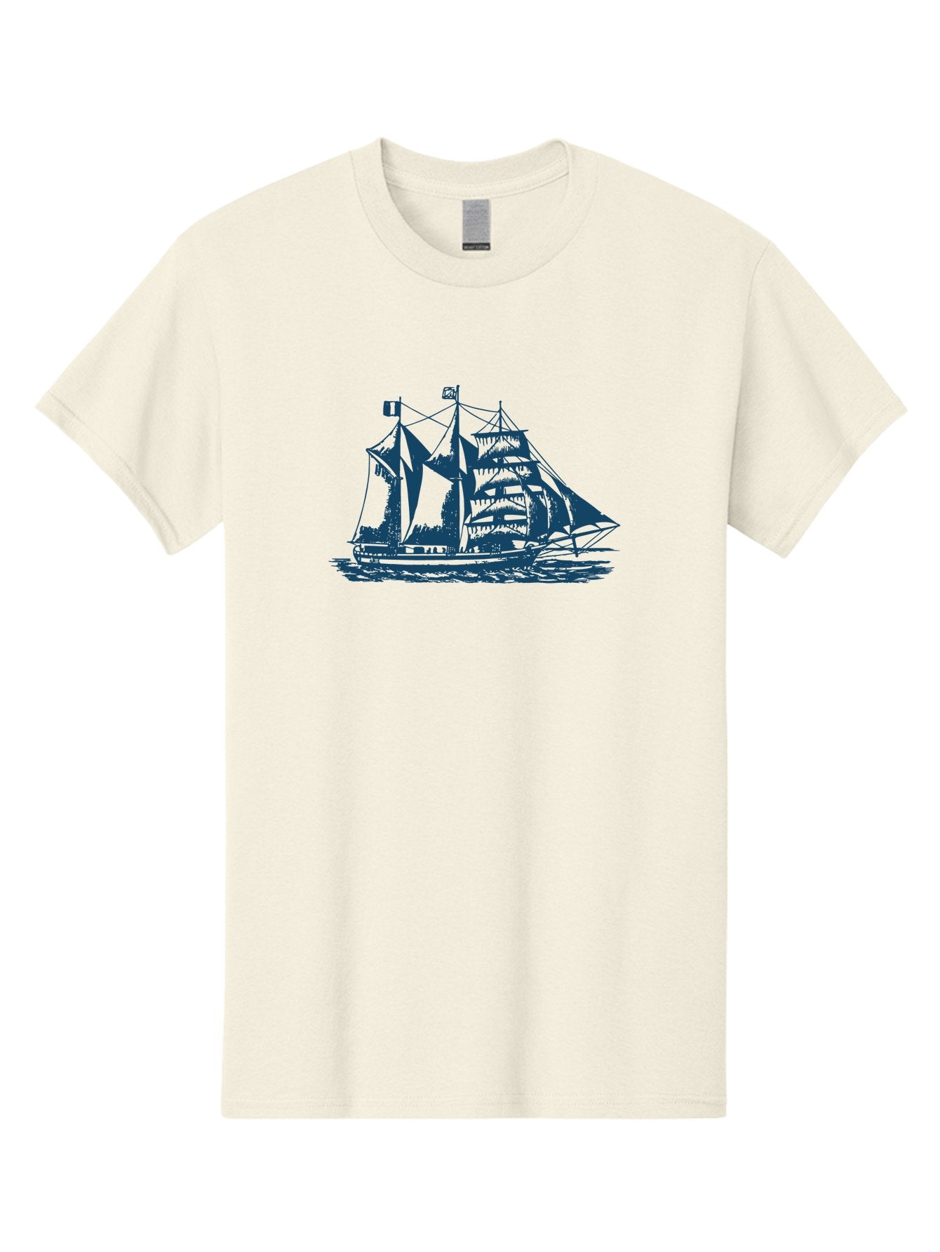 Storm Chaser Men'S Graphic Tee, 100% Cotton, Comfortable Casual Summer Wear, Machine Washable, Sailing Ship, Tall Sailing Vessel, Classic Maritime Icon, Vintage Nautical Theme, Majestic Oceanic Scene, Historical Sailing Rig, Aae674 7