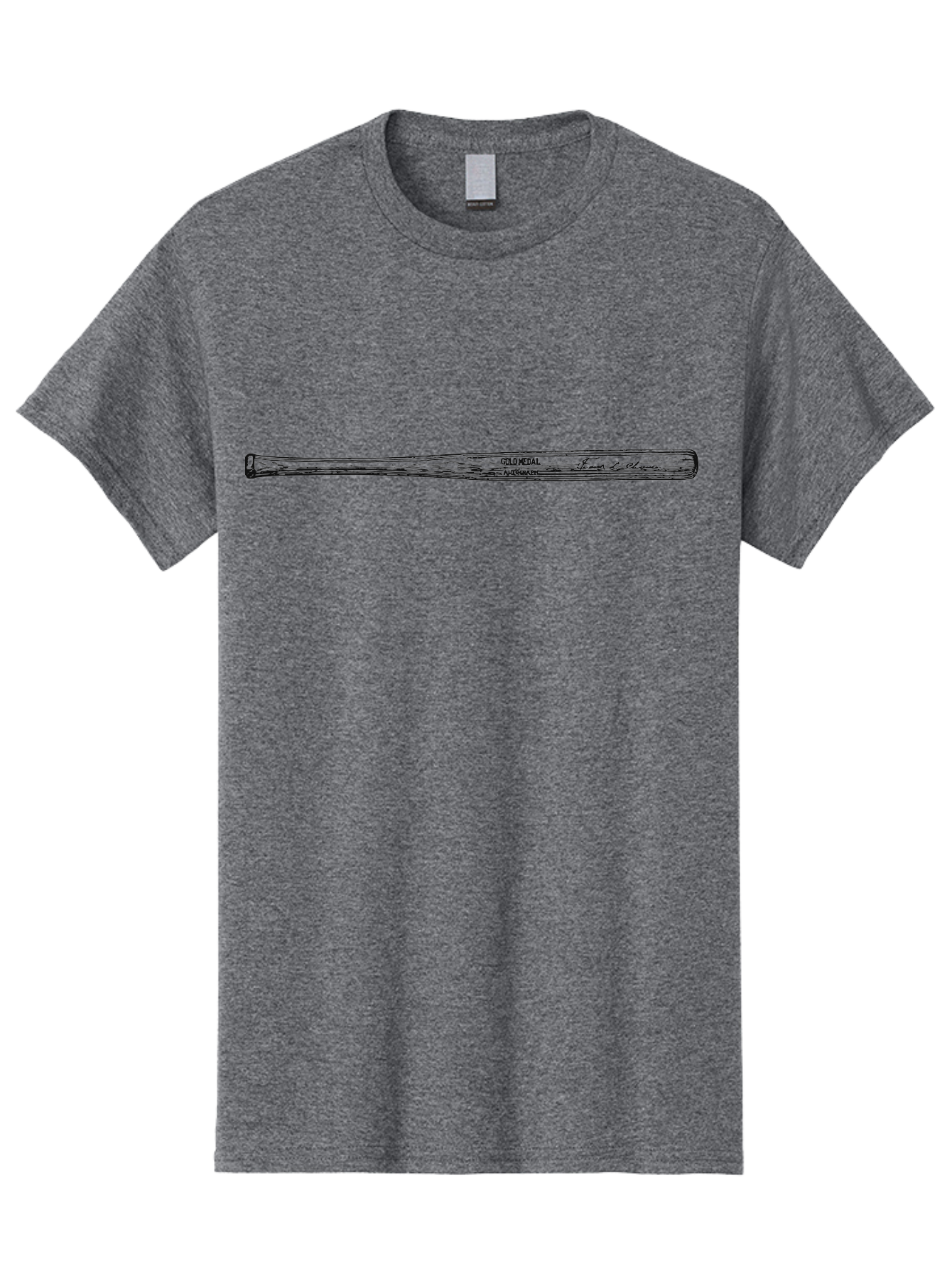 Swing Standard Men'S Graphic Tee, 100% Cotton, Comfortable Casual Summer Wear, Machine Washable, Baseball Bat, Sports Equipment, Athletic Gear, Glory Bat, Bat Design, Sports Accessories Aae679