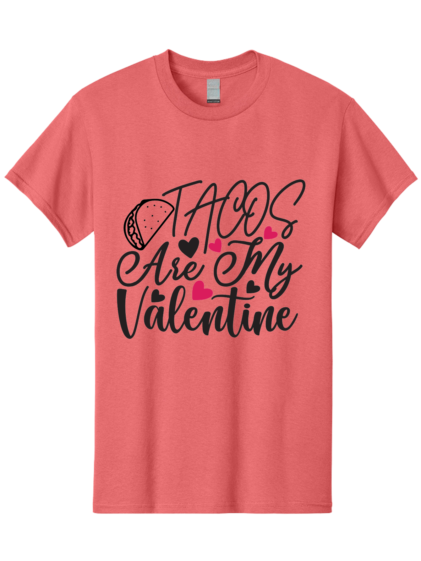 Tacos Are My Valentine Men'S Graphic Tee, 100% Cotton, Comfortable Casual Summer Wear, Machine Washable, Tacos Are My Valentine, Taco Love Quotes, Funny Valentines Day, Mexican Food Quotes, Taco Valentines Day, Taco Hearts, Cute Taco Designs, Aae680