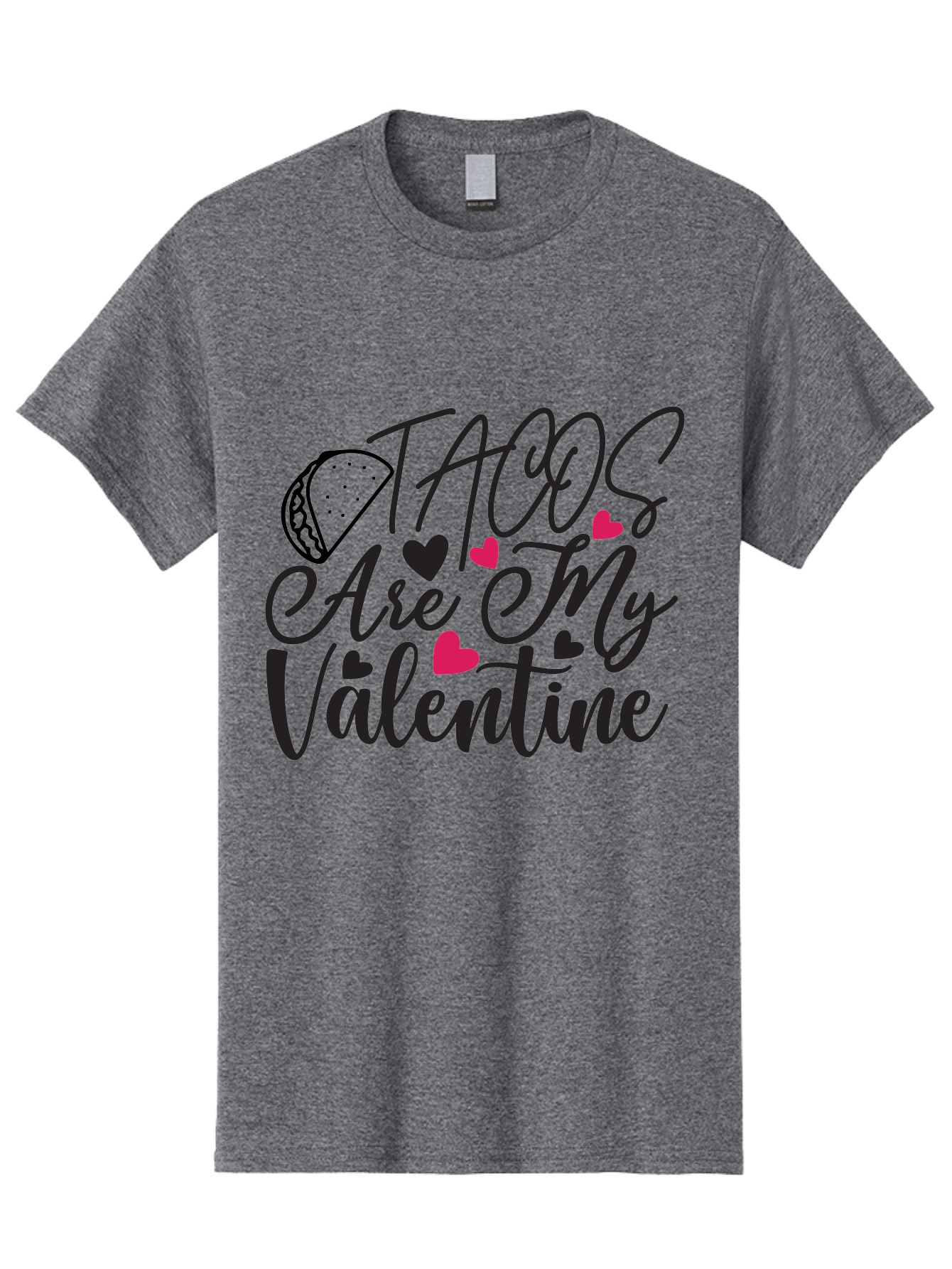 Tacos Are My Valentine Men'S Graphic Tee, 100% Cotton, Comfortable Casual Summer Wear, Machine Washable, Tacos Are My Valentine, Taco Love Quotes, Funny Valentines Day, Mexican Food Quotes, Taco Valentines Day, Taco Hearts, Cute Taco Designs, Aae680 3
