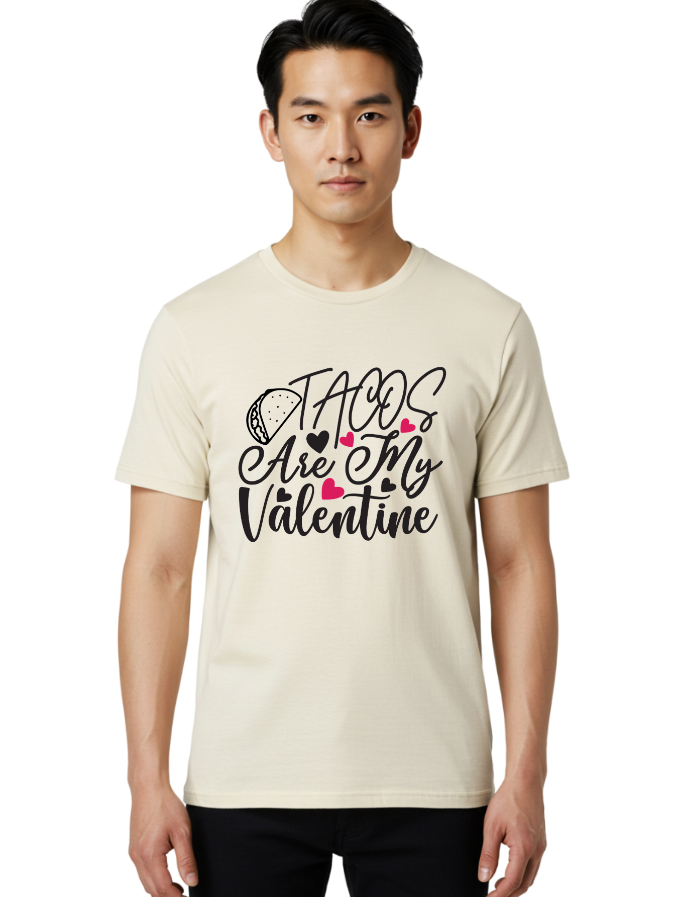 Tacos Are My Valentine Men'S Graphic Tee, 100% Cotton, Comfortable Casual Summer Wear, Machine Washable, Tacos Are My Valentine, Taco Love Quotes, Funny Valentines Day, Mexican Food Quotes, Taco Valentines Day, Taco Hearts, Cute Taco Designs, Aae680 24