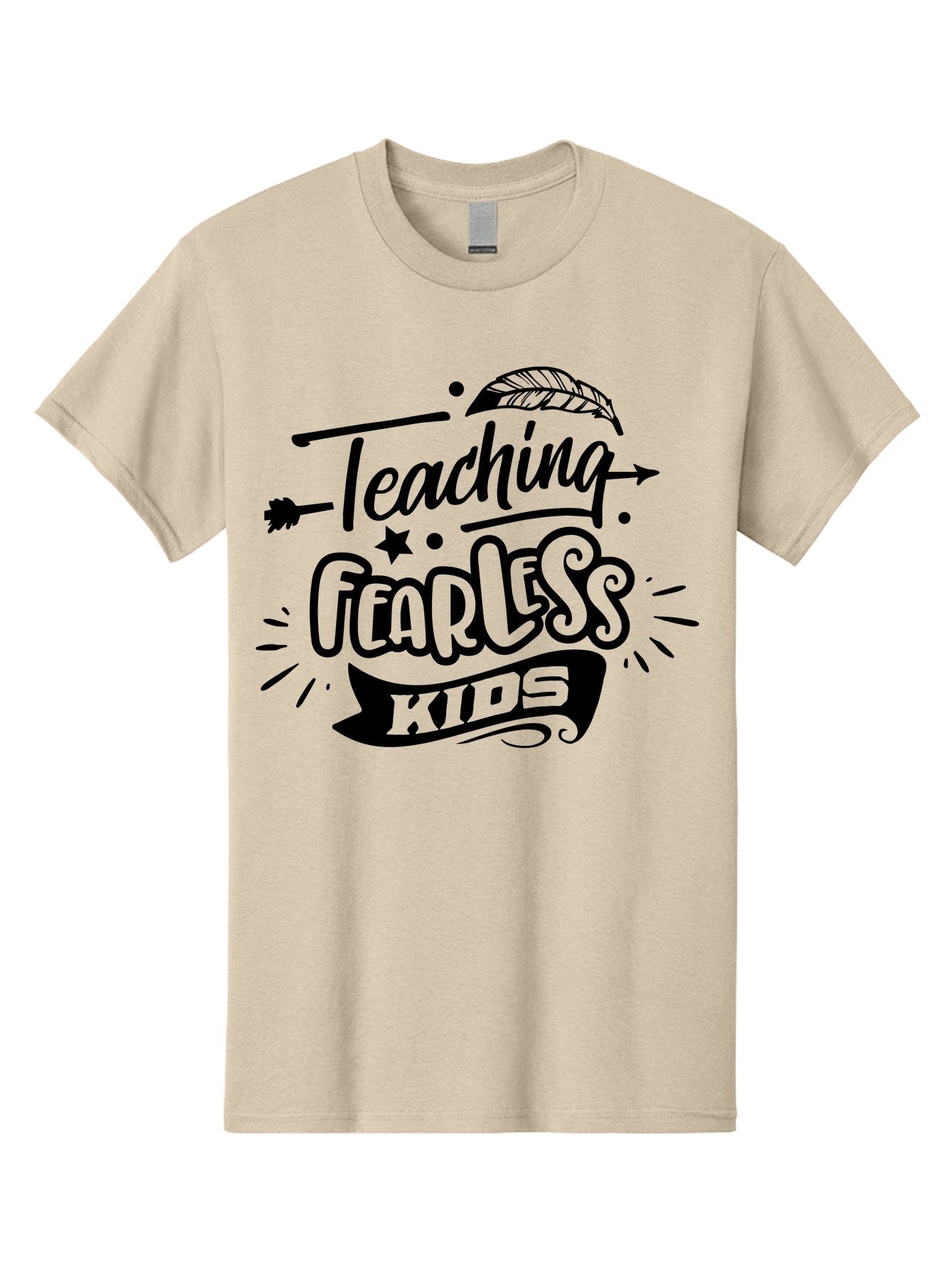 Teaching Fearless Kids Men'S Graphic Tee, 100% Cotton, Comfortable Casual Summer Wear, Machine Washable, Teaching Fearless Kids, Inspirational Quotes, Motivational Phrases, Confidence Building, Positive Thinking, Empowerment For Children, Aae686 9