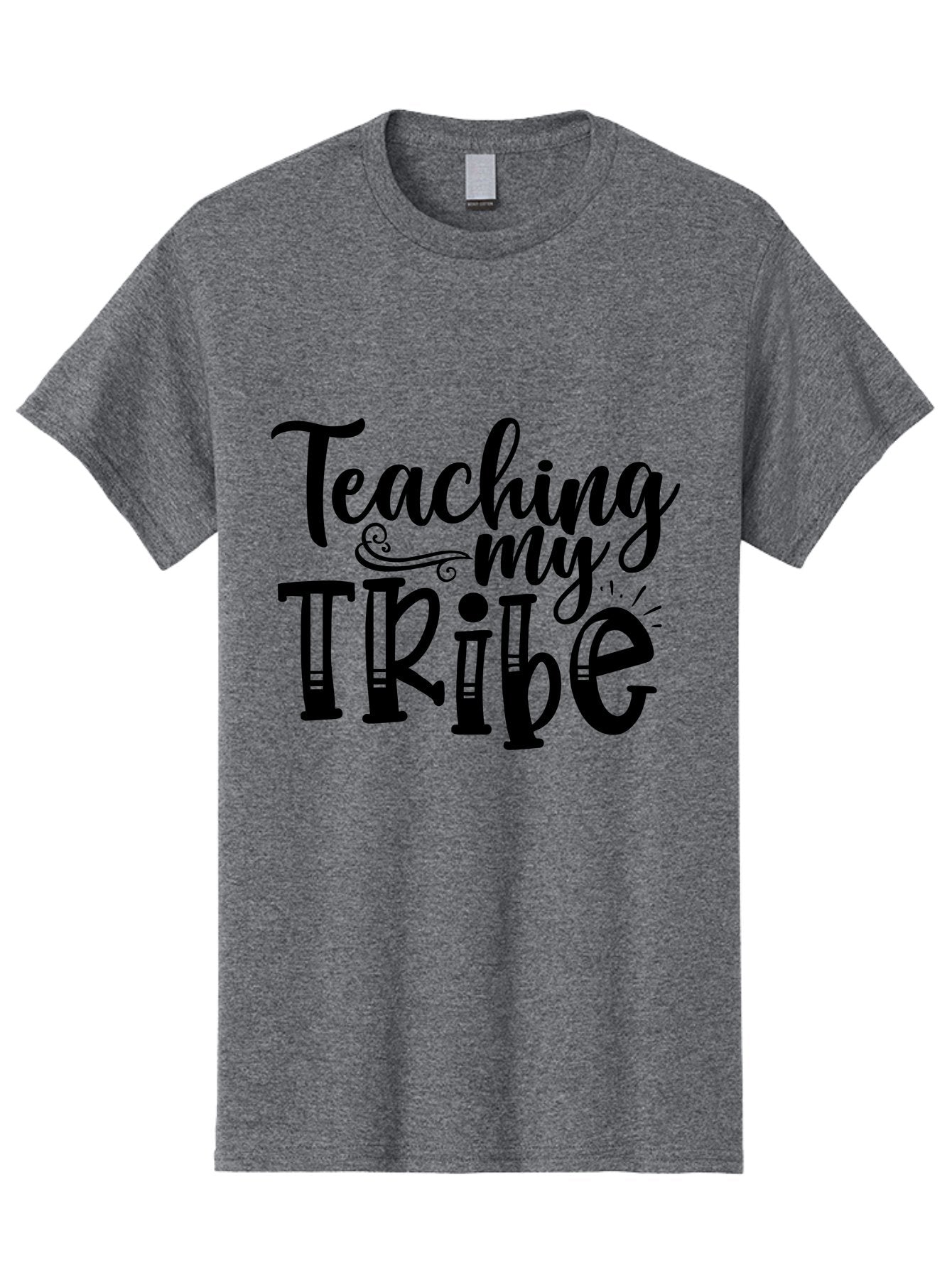 Teaching My Tribe Men'S Graphic Tee, 100% Cotton, Comfortable Casual Summer Wear, Machine Washable, Teaching Quote, Inspirational Quote, Motivational Quote, Teacher Life, Teacher Quote, Homeschool Quote, Family Education Aae687