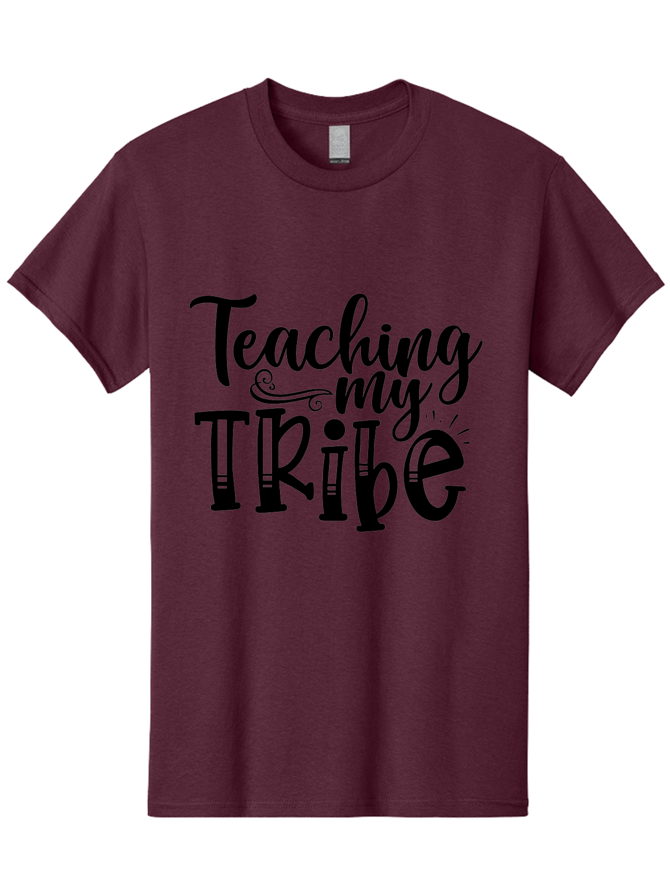 Teaching My Tribe Men'S Graphic Tee, 100% Cotton, Comfortable Casual Summer Wear, Machine Washable, Teaching Quote, Inspirational Quote, Motivational Quote, Teacher Life, Teacher Quote, Homeschool Quote, Family Education Aae687 3