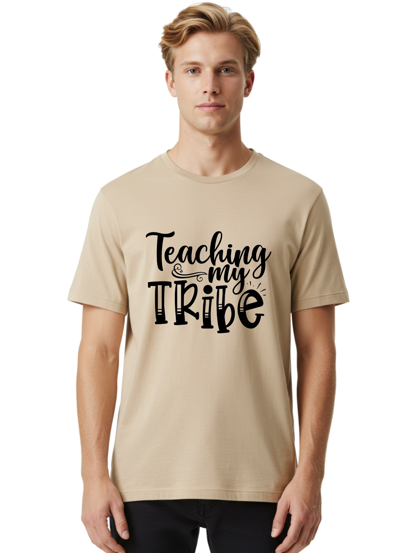 Teaching My Tribe Men'S Graphic Tee, 100% Cotton, Comfortable Casual Summer Wear, Machine Washable, Teaching Quote, Inspirational Quote, Motivational Quote, Teacher Life, Teacher Quote, Homeschool Quote, Family Education Aae687 20