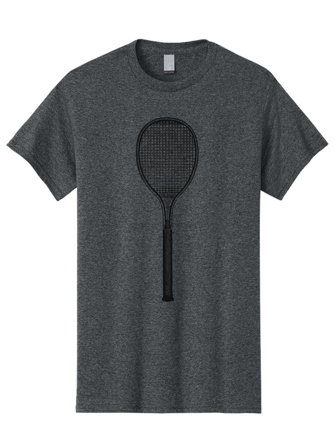 The Grand Slammer Men'S Graphic Tee, 100% Cotton, Comfortable Casual Summer Wear, Machine Washable, Tennis Racket, Sports Equipment, Tennis Gear, Racket Design, Tennis Player, Athletic Accessories Aae706 6