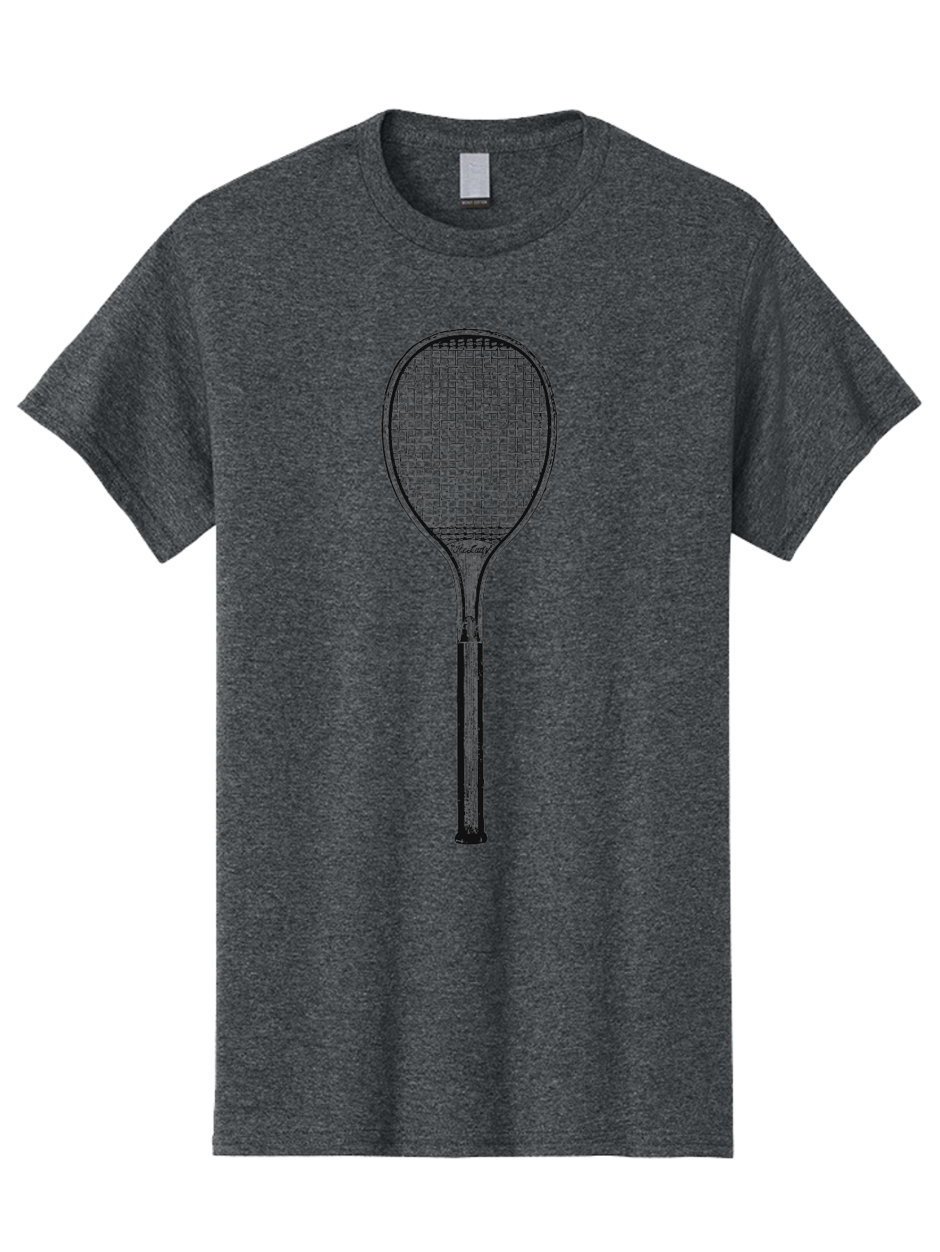 The Grand Slammer Men'S Graphic Tee, 100% Cotton, Comfortable Casual Summer Wear, Machine Washable, Tennis Racket, Sports Equipment, Tennis Gear, Racket Design, Tennis Player, Athletic Accessories Aae706 13