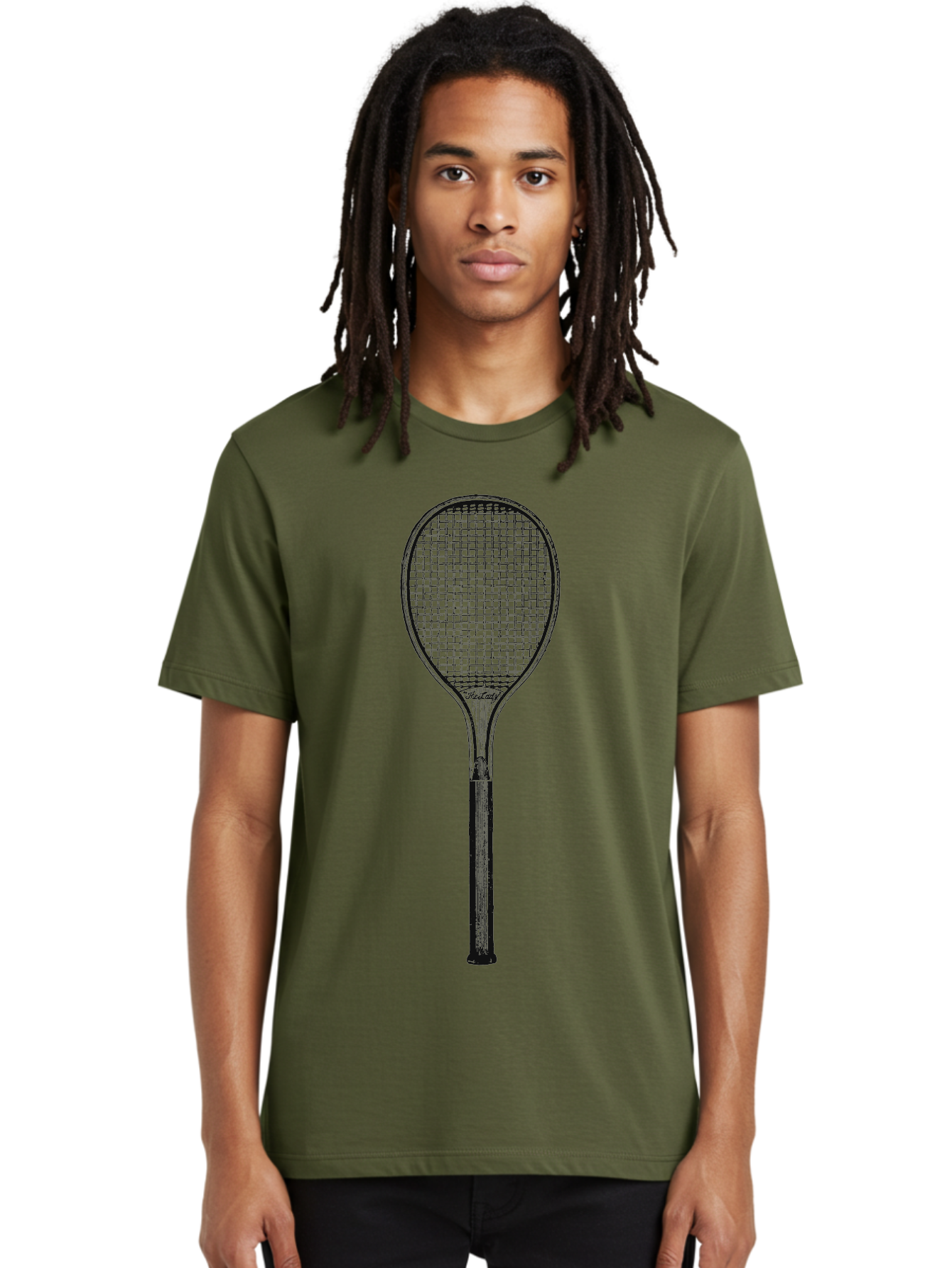 The Grand Slammer Men'S Graphic Tee, 100% Cotton, Comfortable Casual Summer Wear, Machine Washable, Tennis Racket, Sports Equipment, Tennis Gear, Racket Design, Tennis Player, Athletic Accessories Aae706 6
