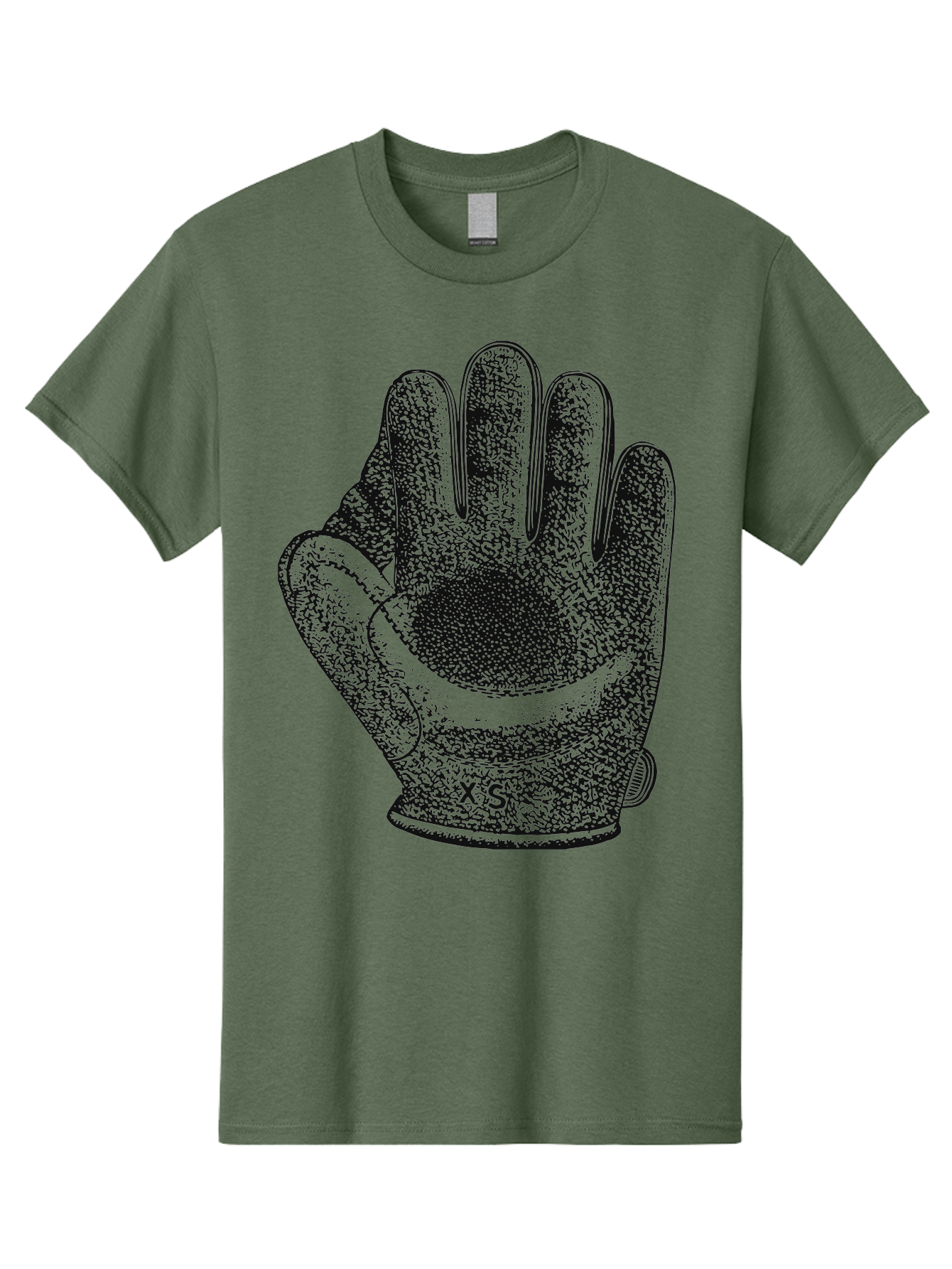 The Grip Men'S Graphic Tee, 100% Cotton, Comfortable Casual Summer Wear, Machine Washable, Goalie Glove, Soccer Equipment, Sports Gear, Hand Protection, Goalkeeper Accessories, Athletic Wear Aae707