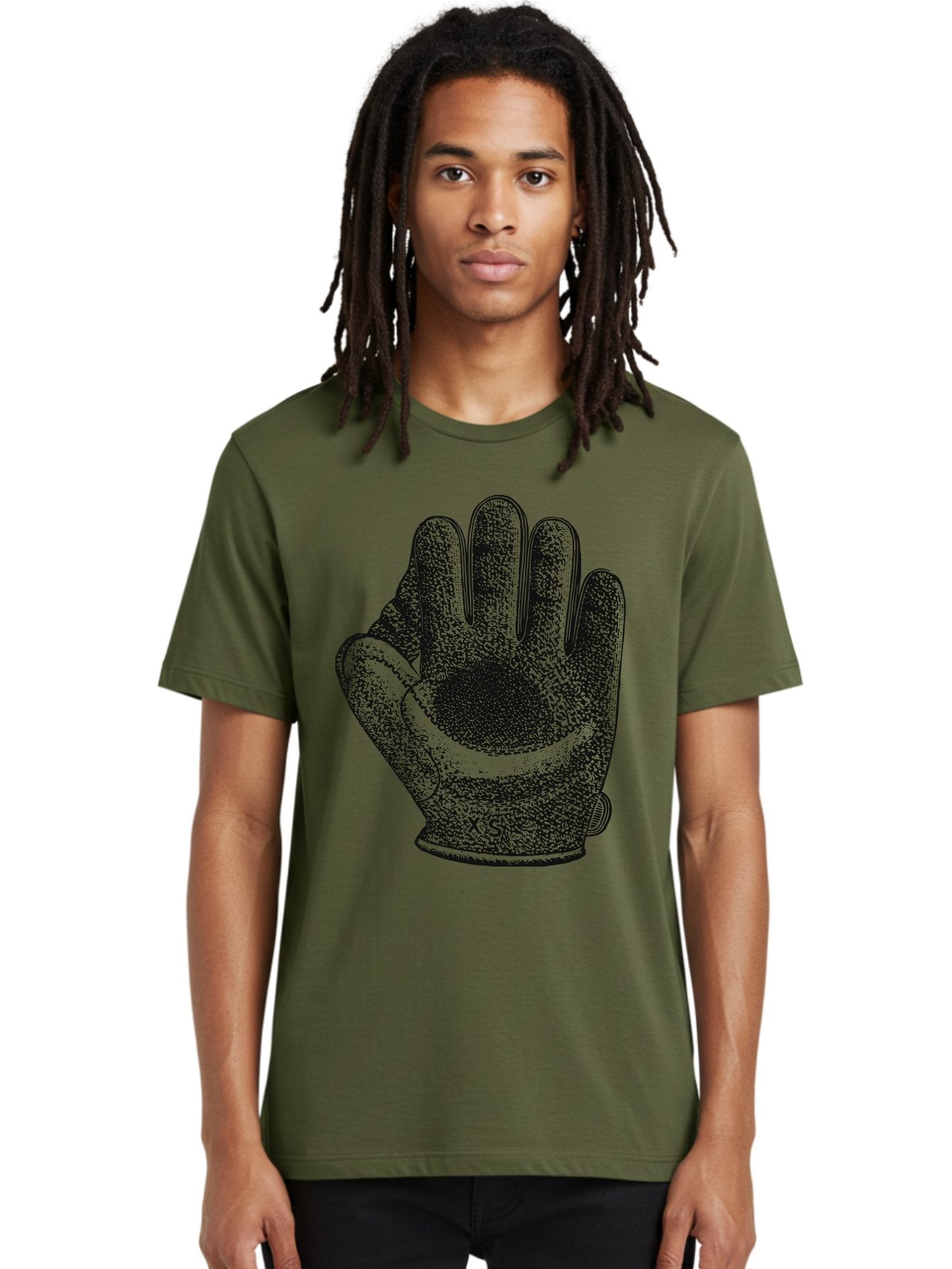 The Grip Men'S Graphic Tee, 100% Cotton, Comfortable Casual Summer Wear, Machine Washable, Goalie Glove, Soccer Equipment, Sports Gear, Hand Protection, Goalkeeper Accessories, Athletic Wear Aae707 26