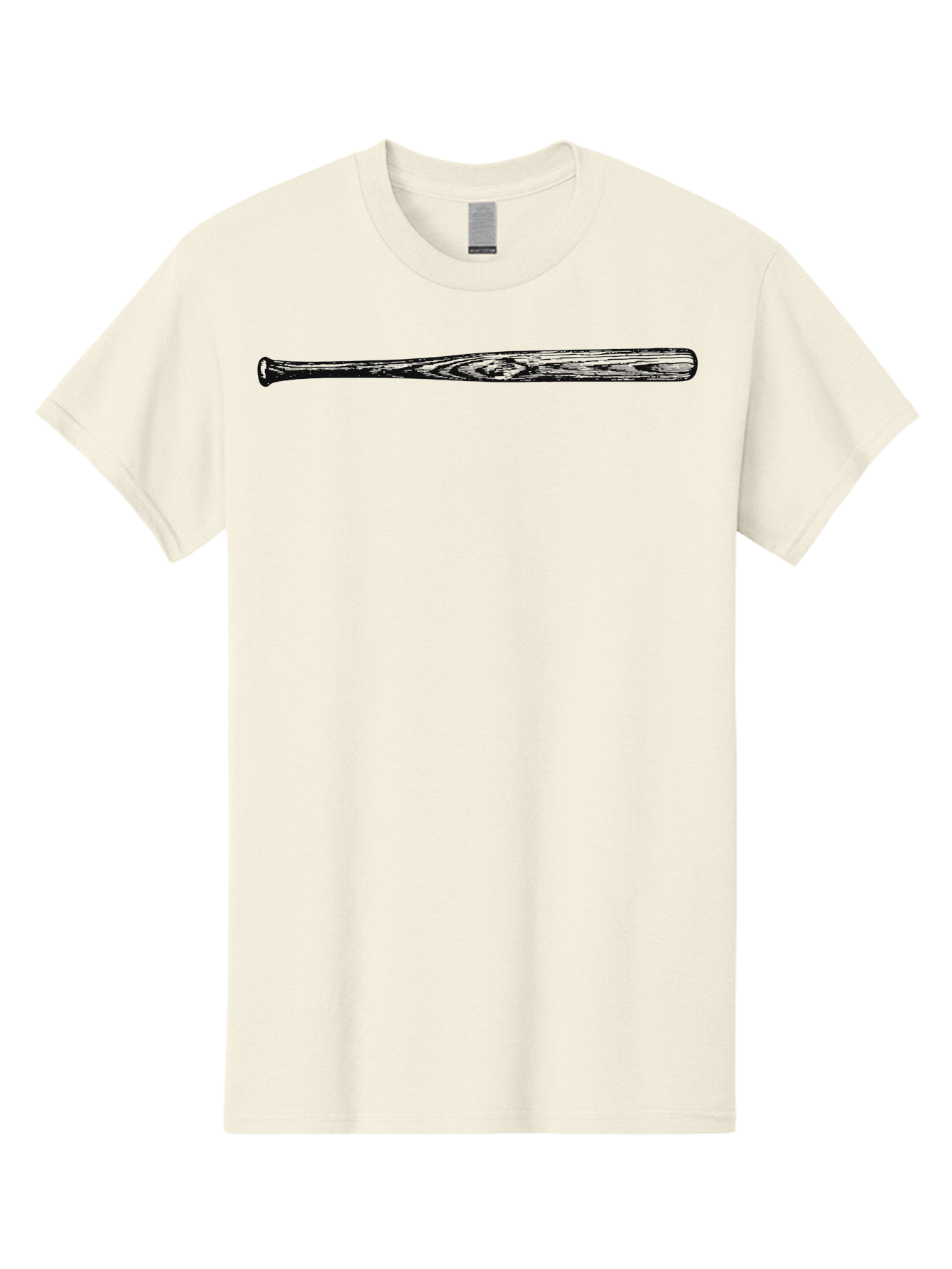 The Lumber King Men'S Graphic Tee, 100% Cotton, Comfortable Casual Summer Wear, Machine Washable, Baseball Bat, Sports Equipment, Wooden Bat, Baseball Gear, Athletic Equipment, Sports Accessories, Baseball Sports Aae715