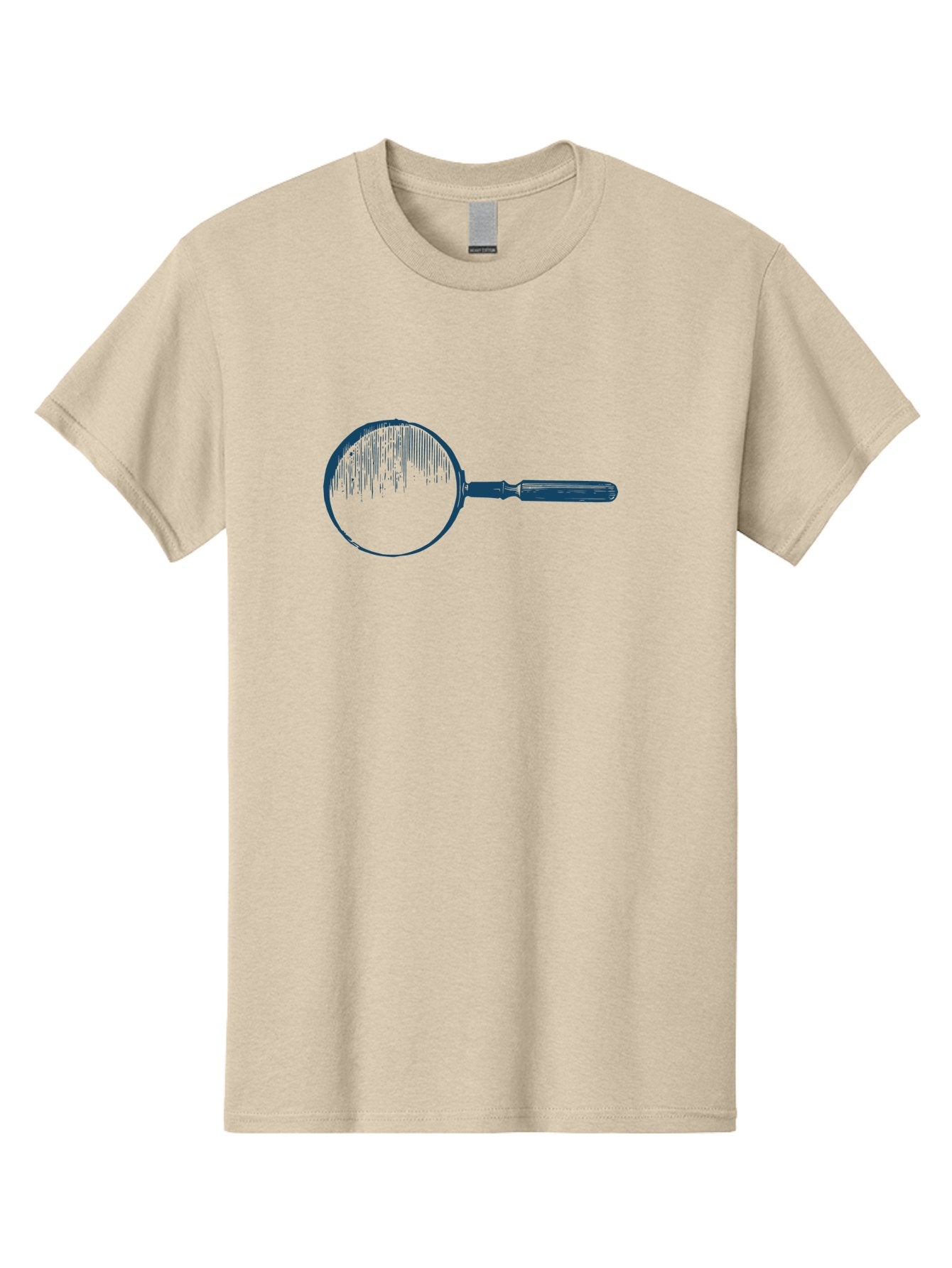 The Magnifying Lens Men'S Graphic Tee, 100% Cotton, Comfortable Casual Summer Wear, Machine Washable, Magnifying Glass, Detective Tool, Investigation, Research, Observation, Inspection, Discovery, Detailed Examination Aae716 12