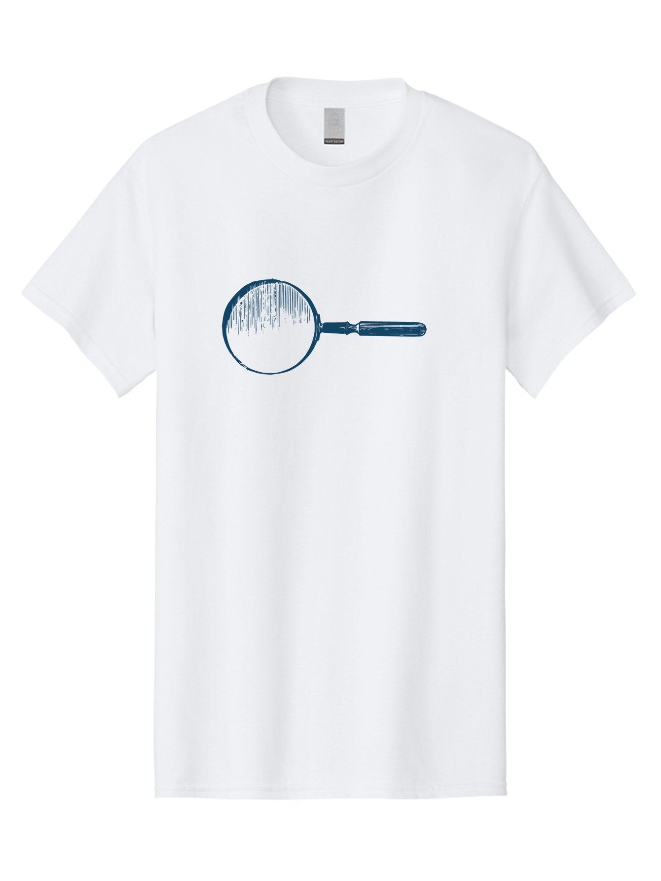 The Magnifying Lens Men'S Graphic Tee, 100% Cotton, Comfortable Casual Summer Wear, Machine Washable, Magnifying Glass, Detective Tool, Investigation, Research, Observation, Inspection, Discovery, Detailed Examination Aae716 4