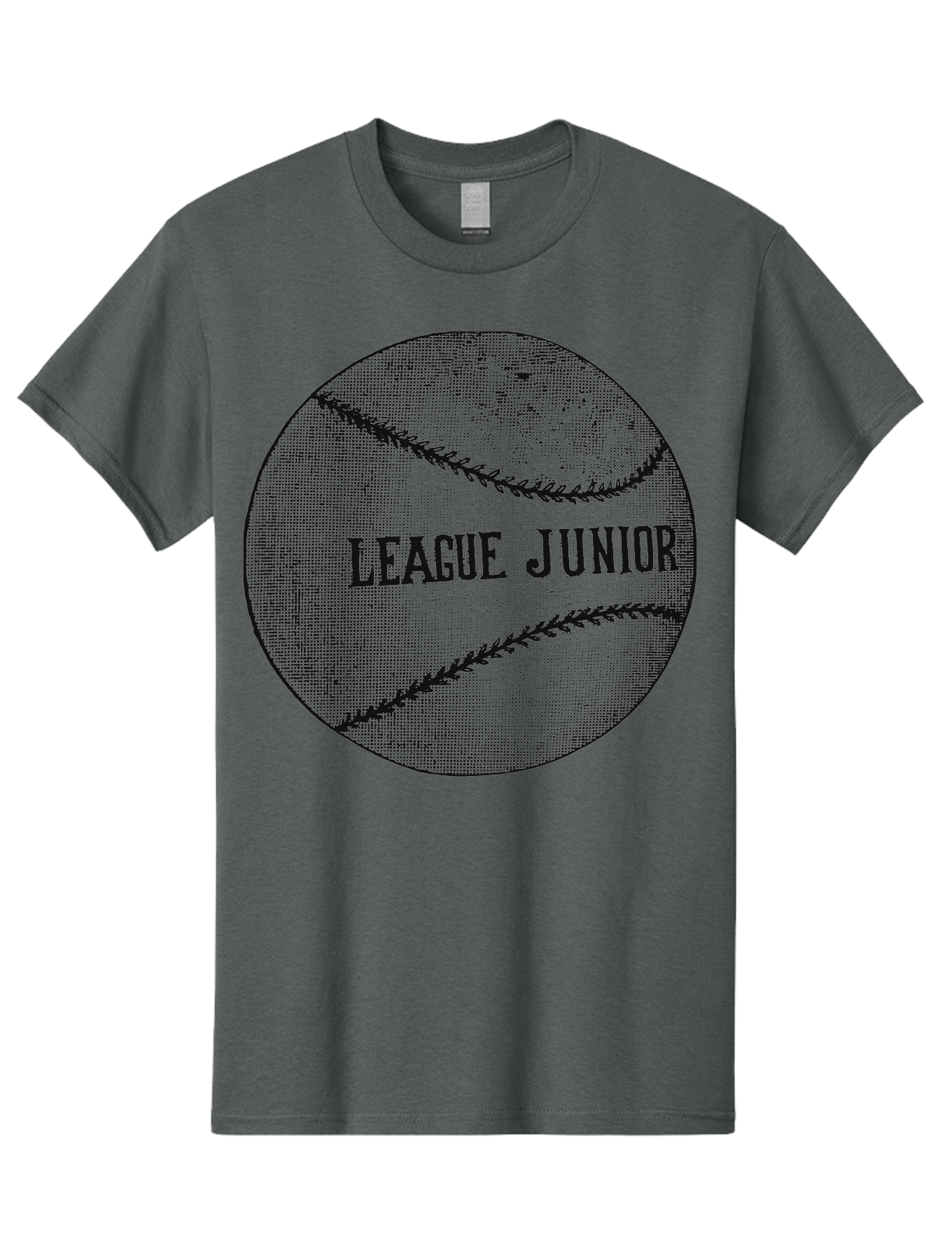 The Starter Ball Men'S Graphic Tee, 100% Cotton, Comfortable Casual Summer Wear, Machine Washable, Baseball, Youth Sports, League Junior, Junior Baseball, Sports Logo, Team Spirit, Baseball Stitching, Youth League Aae721 25