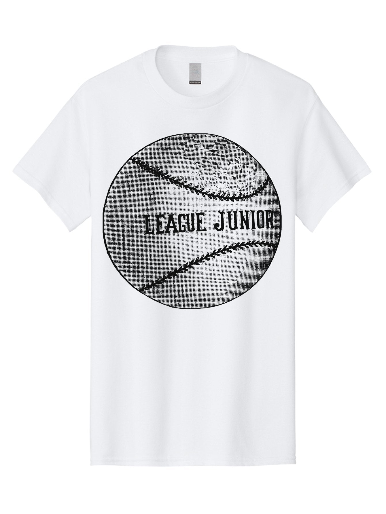 The Starter Ball Men'S Graphic Tee, 100% Cotton, Comfortable Casual Summer Wear, Machine Washable, Baseball, Youth Sports, League Junior, Junior Baseball, Sports Logo, Team Spirit, Baseball Stitching, Youth League Aae721 10