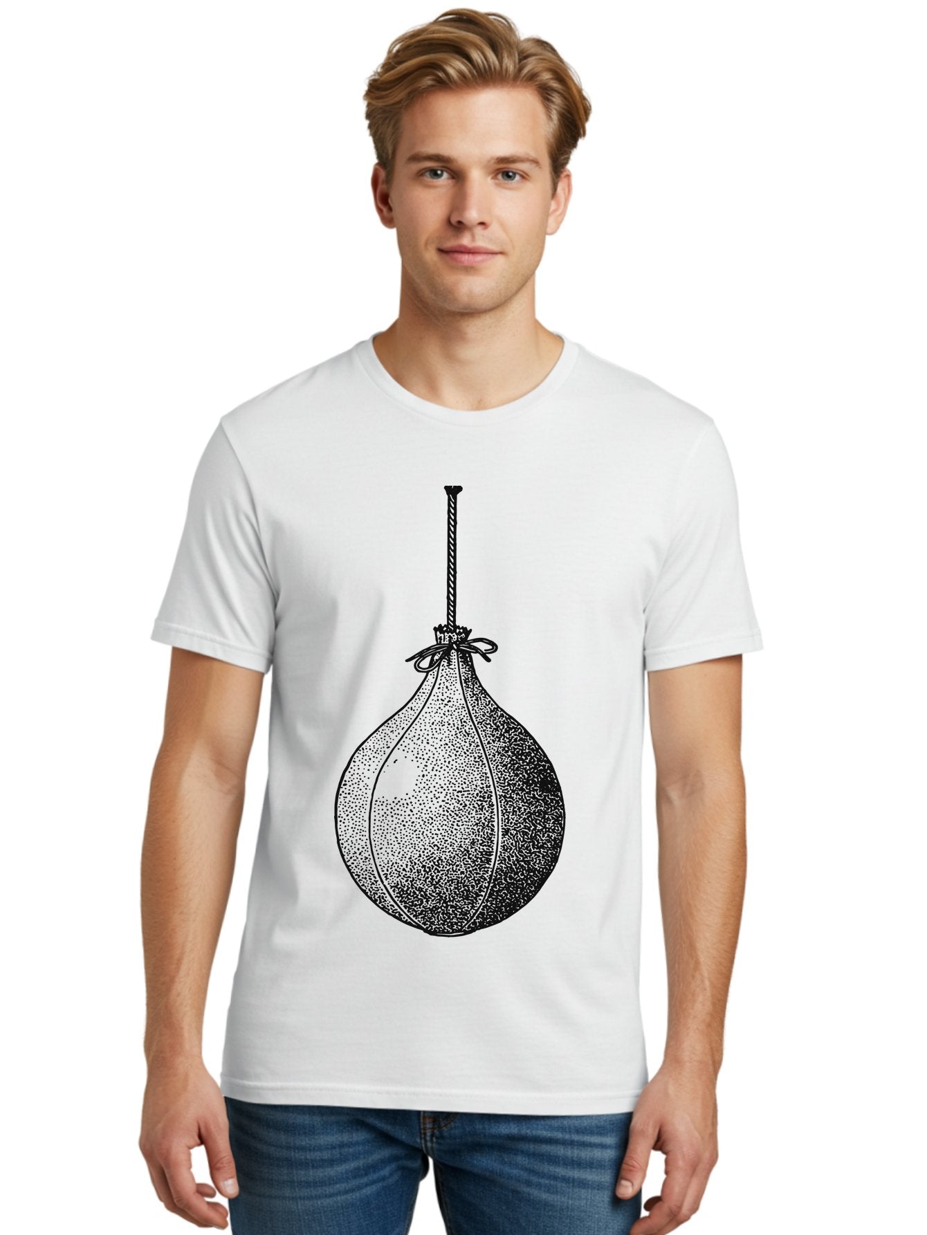 The Swinging Legacy Men'S Graphic Tee, 100% Cotton, Comfortable Casual Summer Wear, Machine Washable, Christmas Bauble, Hanging Ornament, Festive Decoration, Black Illustration, Stippled Art, Holiday Decor, Glass Ornament Aae723 20