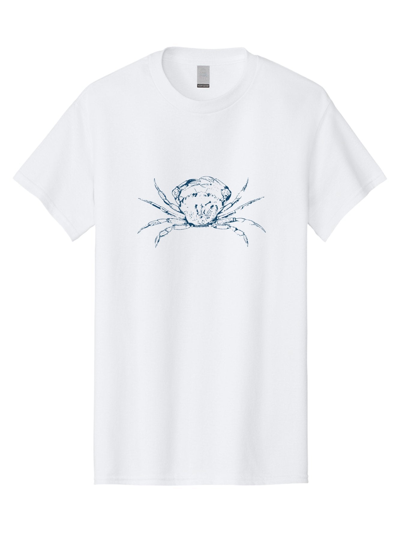 Tide Claw Crab Men'S Graphic Tee, 100% Cotton, Comfortable Casual Summer Wear, Machine Washable, Crab Illustration, Abstract Crab Art, Blue Crab Design, Crustacean Graphic, Digital Art, Modern Illustration, Sea Creature Aae737 10