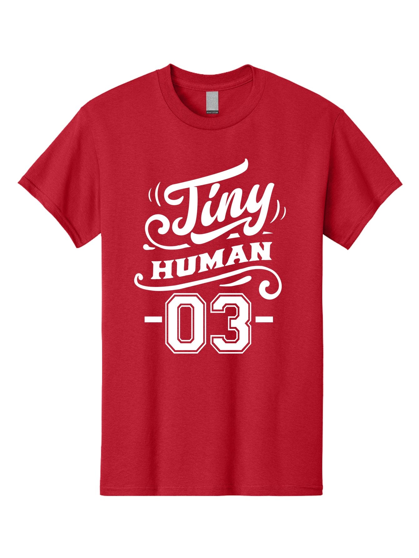 Tiny Human 03 White Men'S Graphic Tee, 100% Cotton, Comfortable Casual Summer Wear, Machine Washable, Tiny Human, Inspirational Quotes, Motivational Phrases, Bold Typography, Modern Design, Stylish Fonts, Trendy Graphics Aae744 8