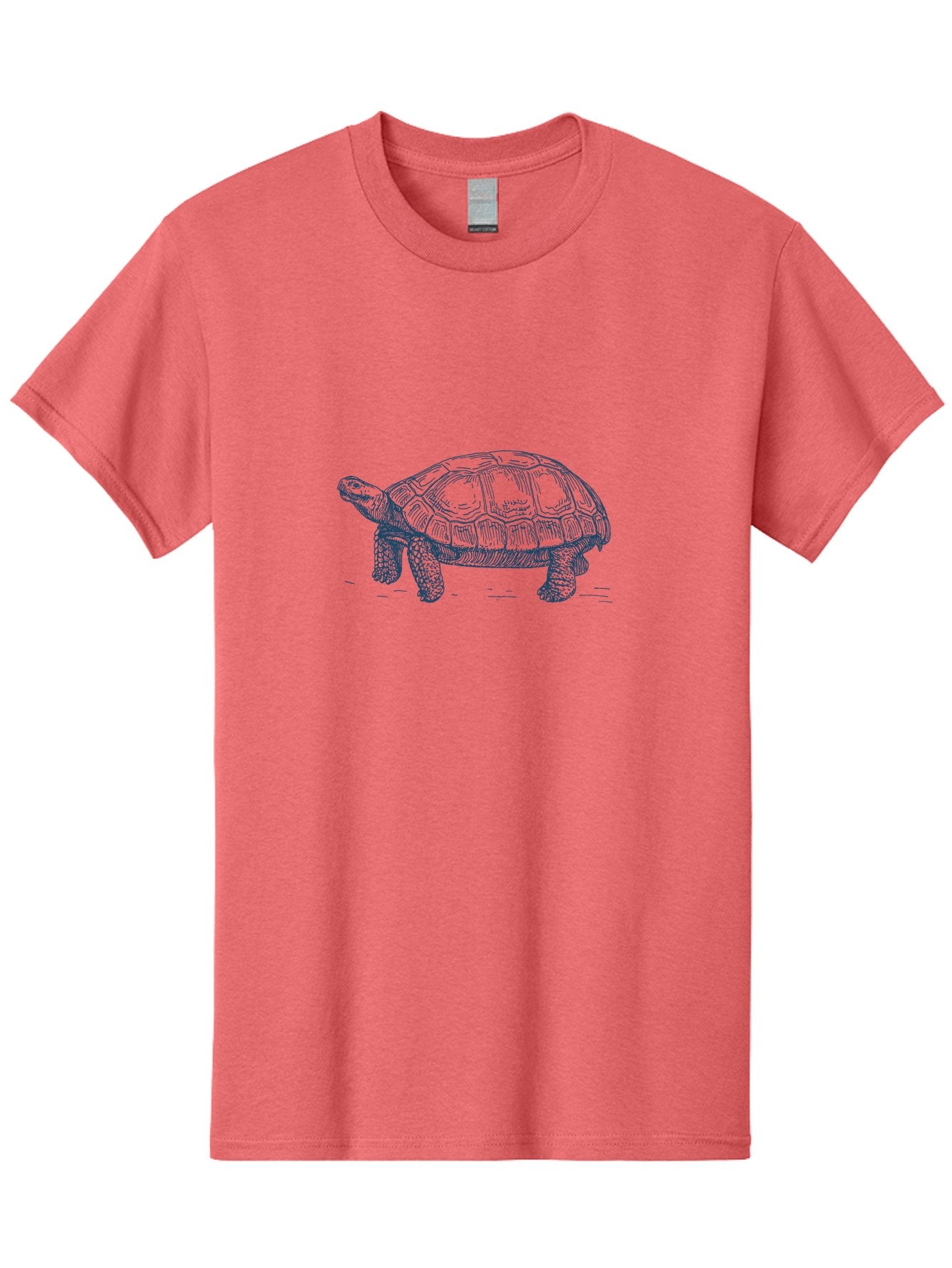 Turtle2-Other Men'S Graphic Tee, 100% Cotton, Comfortable Casual Summer Wear, Machine Washable, Tortoise Illustration, Reptile Art, Shell Design, Wildlife Drawing, Slow Moving Animal, Detailed Sketch, Natural Texture Aae748 4
