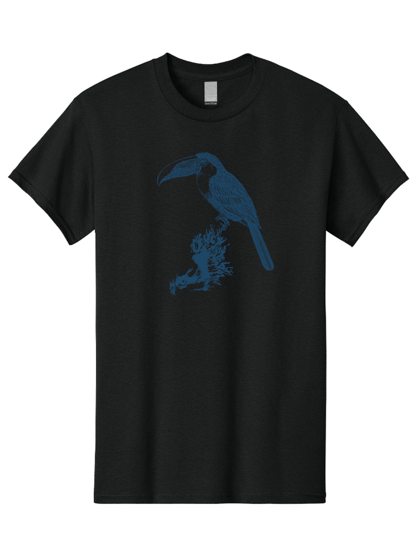 Toucan Roost Men'S Graphic Tee, 100% Cotton, Comfortable Casual Summer Wear, Machine Washable, Toucan Bird, Exotic Wildlife, Tropical Forest, Colorful Plumage, Large Beak, Bird Watching, Nature Lovers, Wildlife Art, Bird Illustrations, Aae749 15
