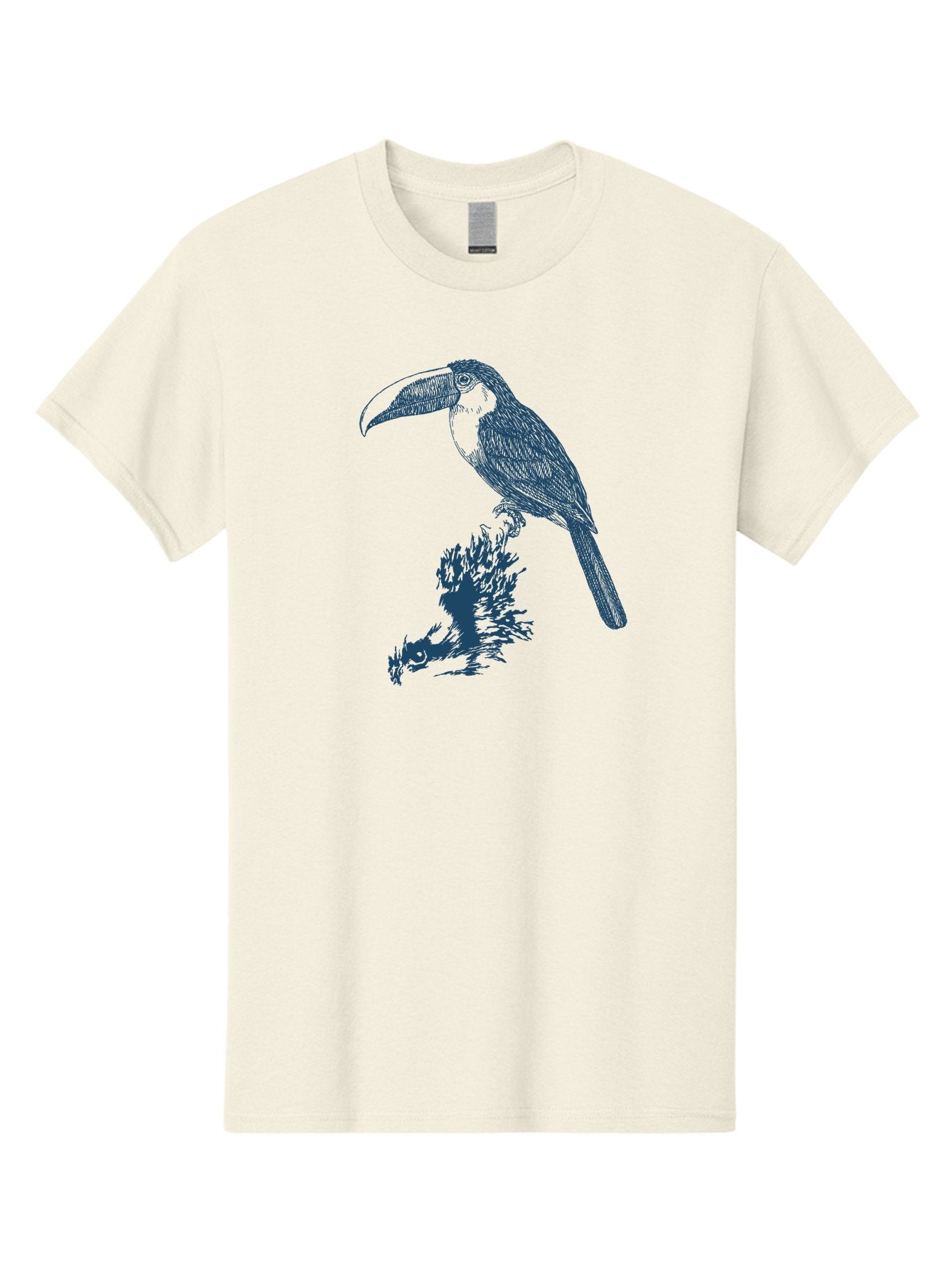 Toucan Roost Men'S Graphic Tee, 100% Cotton, Comfortable Casual Summer Wear, Machine Washable, Toucan Bird, Exotic Wildlife, Tropical Forest, Colorful Plumage, Large Beak, Bird Watching, Nature Lovers, Wildlife Art, Bird Illustrations, Aae749 7