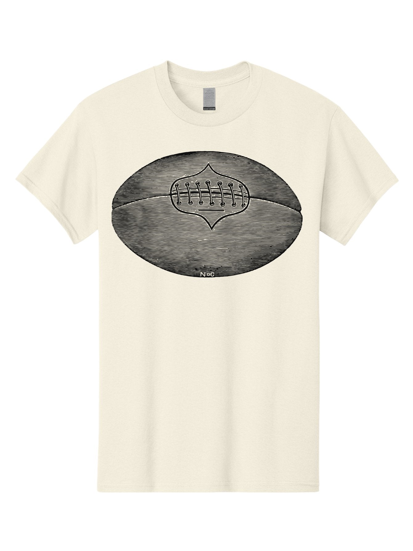 Toughkick Men'S Graphic Tee, 100% Cotton, Comfortable Casual Summer Wear, Machine Washable, American Football, Sports Equipment, Gridiron Football, Athletic Gear, Football Laces, Sports Icon, N O C Logo, Football Graphic, Sports Symbol Aae750 8