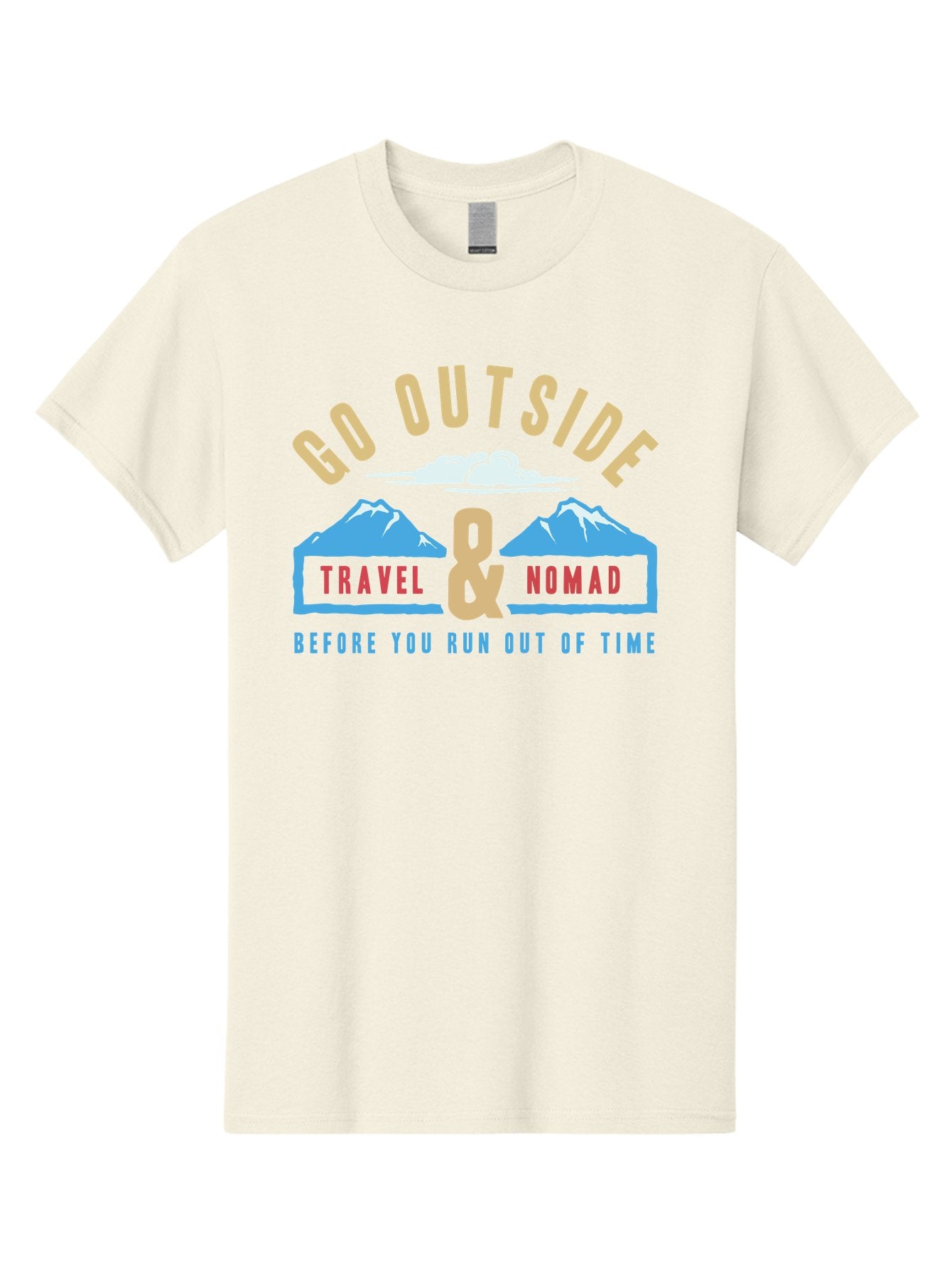 Travel And Nomad Men'S Graphic Tee, 100% Cotton, Comfortable Casual Summer Wear, Machine Washable, Travel Inspiration, Outdoor Adventure, Nomadic Lifestyle, Wanderlust, Adventurous Spirit, Explore The World, Travel Quotes, Aae752 13