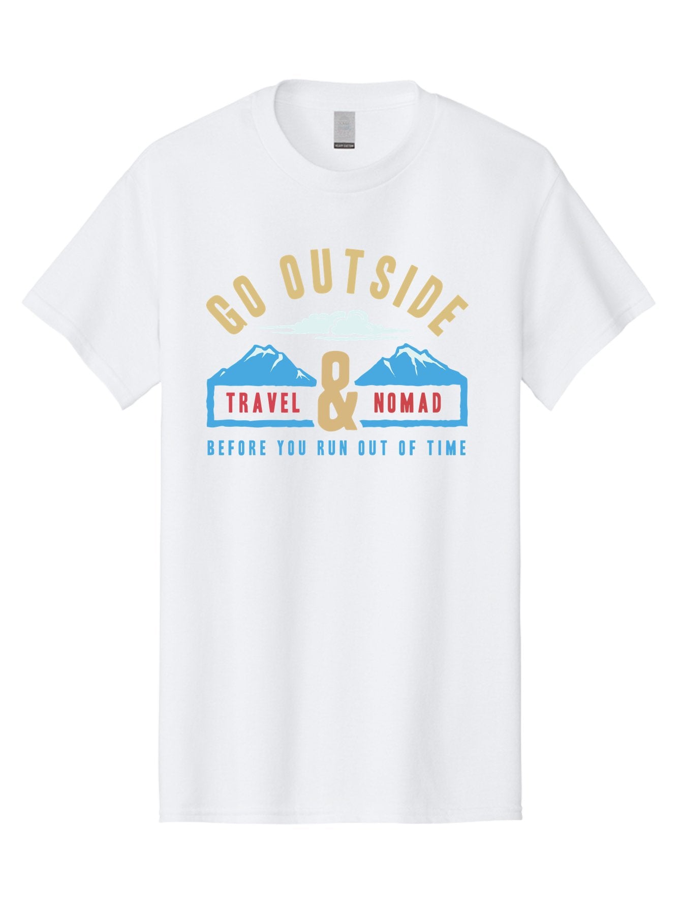 Travel And Nomad Men'S Graphic Tee, 100% Cotton, Comfortable Casual Summer Wear, Machine Washable, Travel Inspiration, Outdoor Adventure, Nomadic Lifestyle, Wanderlust, Adventurous Spirit, Explore The World, Travel Quotes, Aae752 12