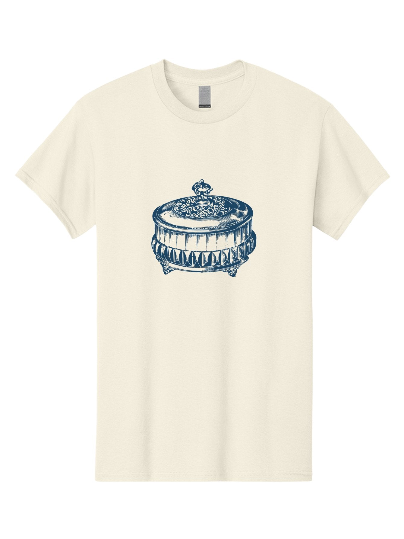 Trinket Box Men'S Graphic Tee, 100% Cotton, Comfortable Casual Summer Wear, Machine Washable, Intricately Designed Box, Ornate Details, Luxurious Container, Decorative Lid, Elegant Design, Fine Craftsmanship, Antique Style, Vintage Aesthetic Aae756 15