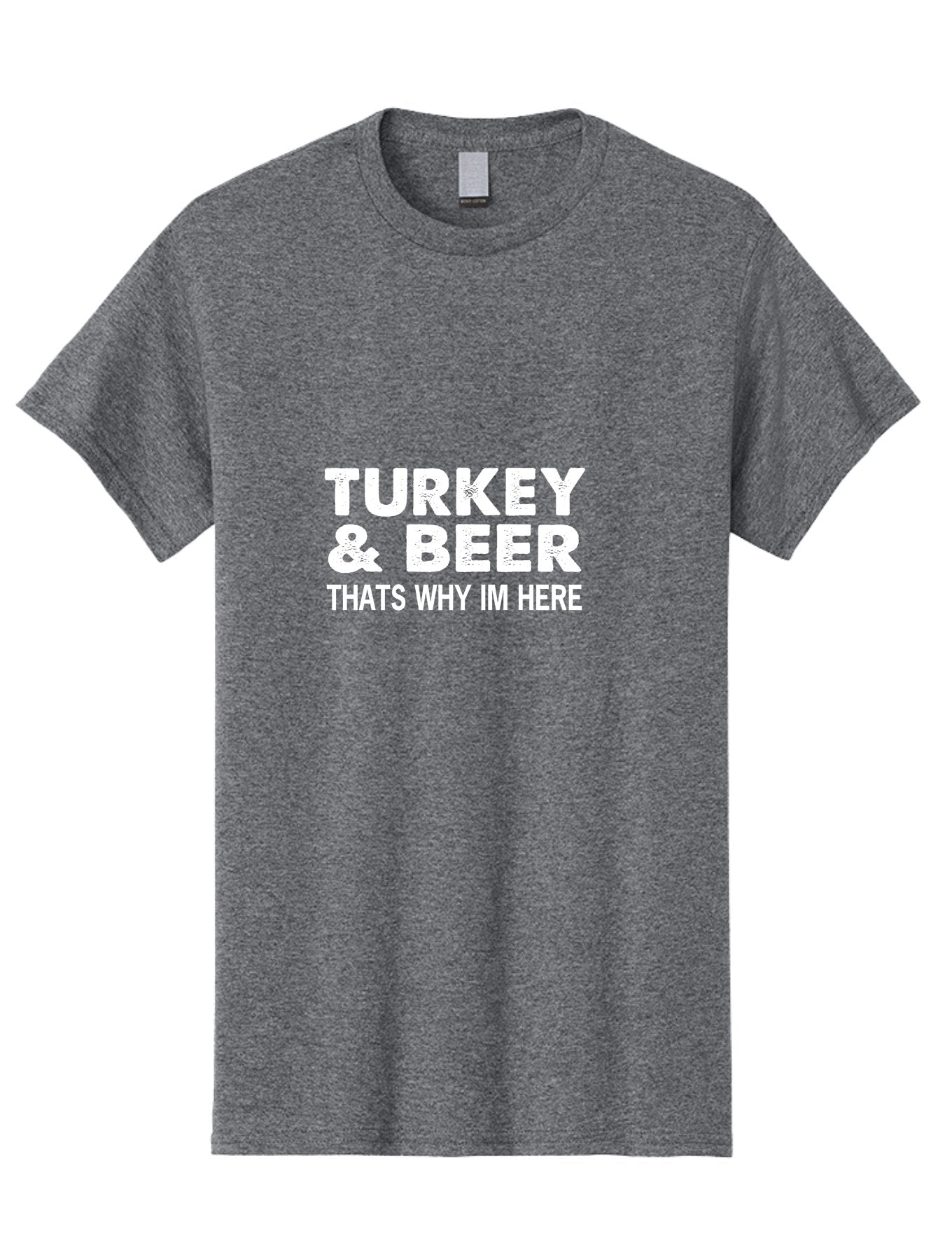 Turkey & Beer Men'S Graphic Tee, 100% Cotton, Comfortable Casual Summer Wear, Machine Washable, Thanksgiving Humor, Funny Quote, Funny Thanksgiving, Festive Vibe, Holiday Cheer, Funny Sayings, Humor, Funny Quotes, Funny Memes Aae760 14