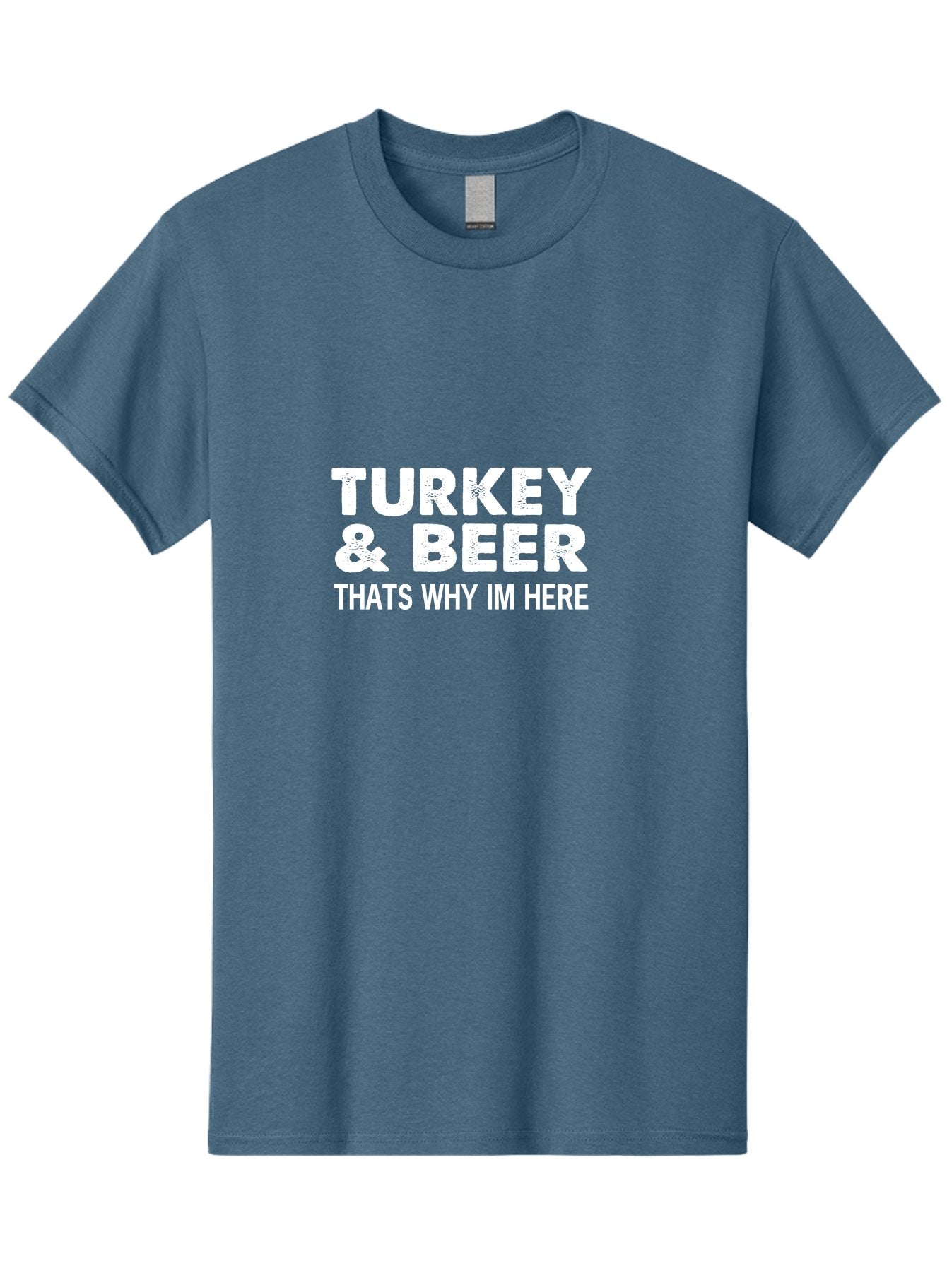 Turkey & Beer Men'S Graphic Tee, 100% Cotton, Comfortable Casual Summer Wear, Machine Washable, Thanksgiving Humor, Funny Quote, Funny Thanksgiving, Festive Vibe, Holiday Cheer, Funny Sayings, Humor, Funny Quotes, Funny Memes Aae760 12