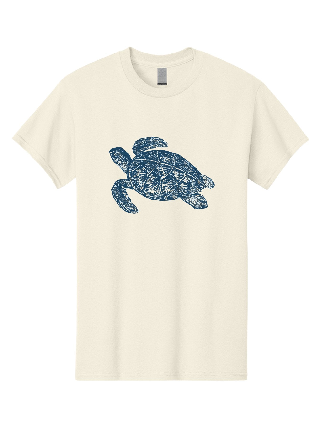 Turtle Drift Men'S Graphic Tee, 100% Cotton, Comfortable Casual Summer Wear, Machine Washable, Sea Turtle, Marine Life, Ocean Creature, Wildlife Conservation, Protected Species, Slow-Moving Animal, Shell Pattern, Blue Illustration, Aae763 15