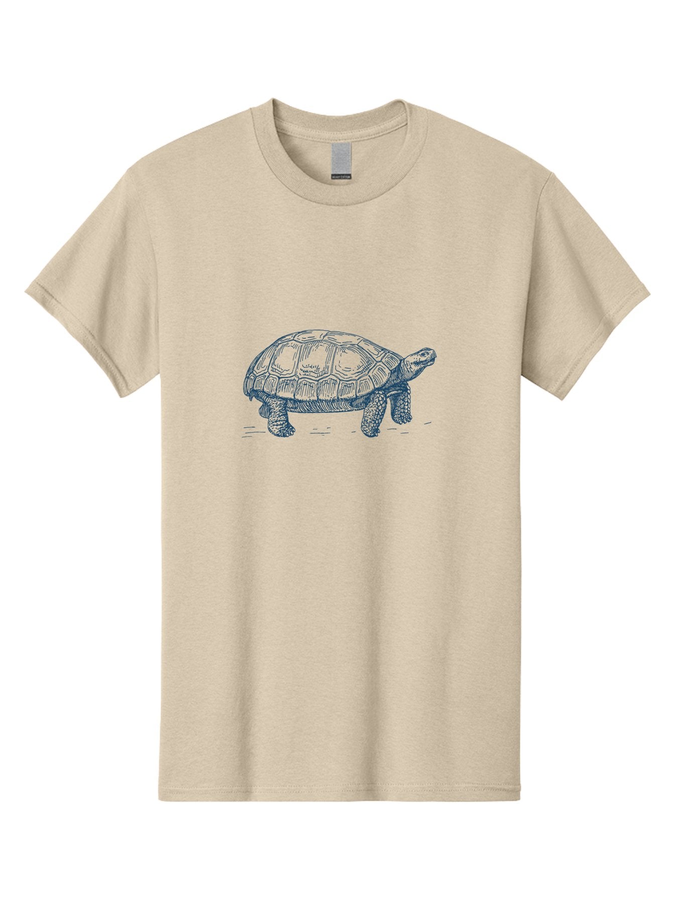 Turtle Step Men'S Graphic Tee, 100% Cotton, Comfortable Casual Summer Wear, Machine Washable, Tortoise Illustration, Reptile Art, Tortoise Shell, Wildlife Graphics, Slow Animal, Nature Design, Wild Life Aae764 7