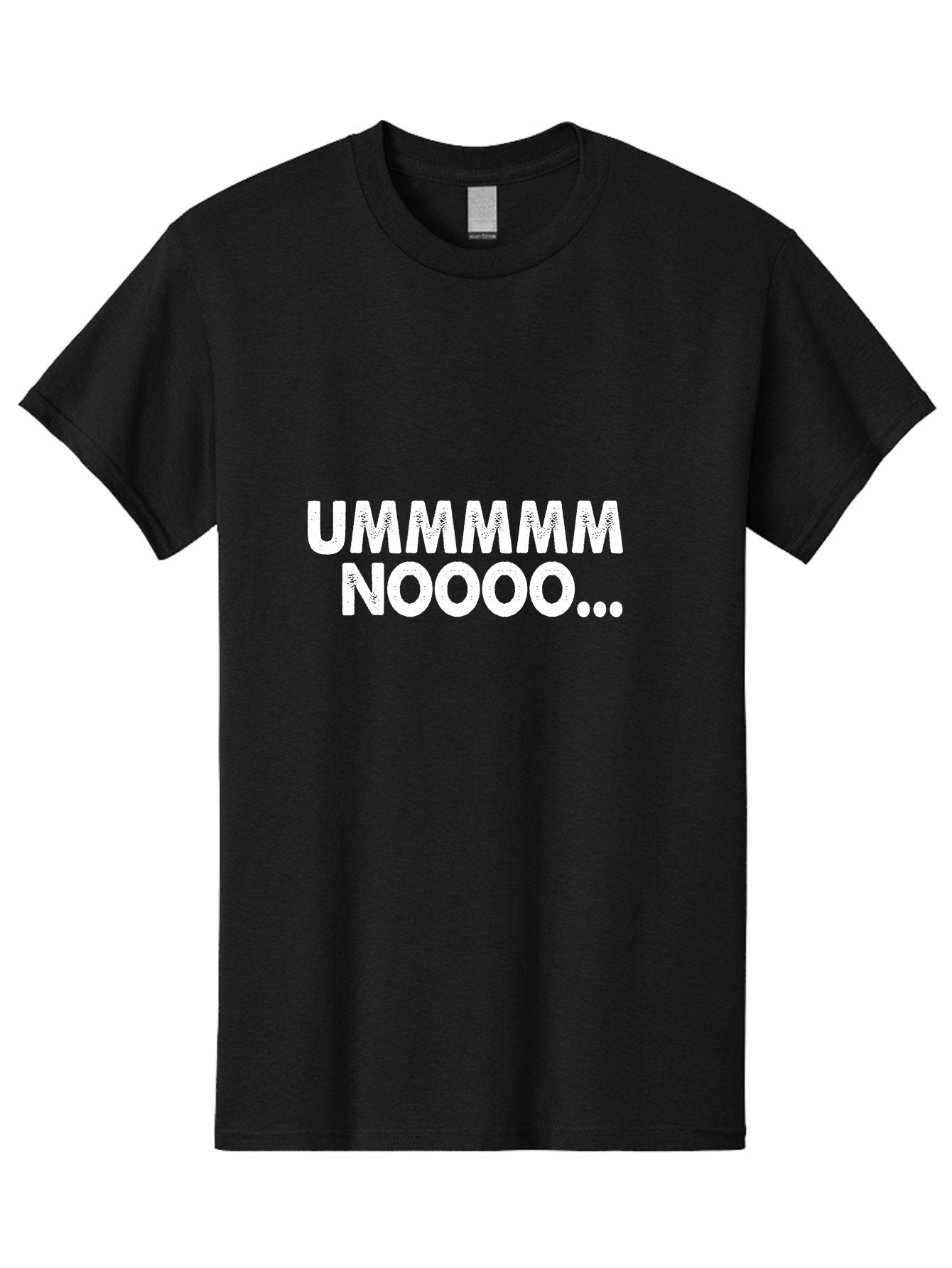 Ummmmm Noooo-01 Men'S Graphic Tee, 100% Cotton, Comfortable Casual Summer Wear, Machine Washable, Ummmmm Noooo, Funny Text, White Text On Green, Humorous Expression, Meme Text, Playful Phrase, Witty Saying, Comedic Graphic Aae766 12