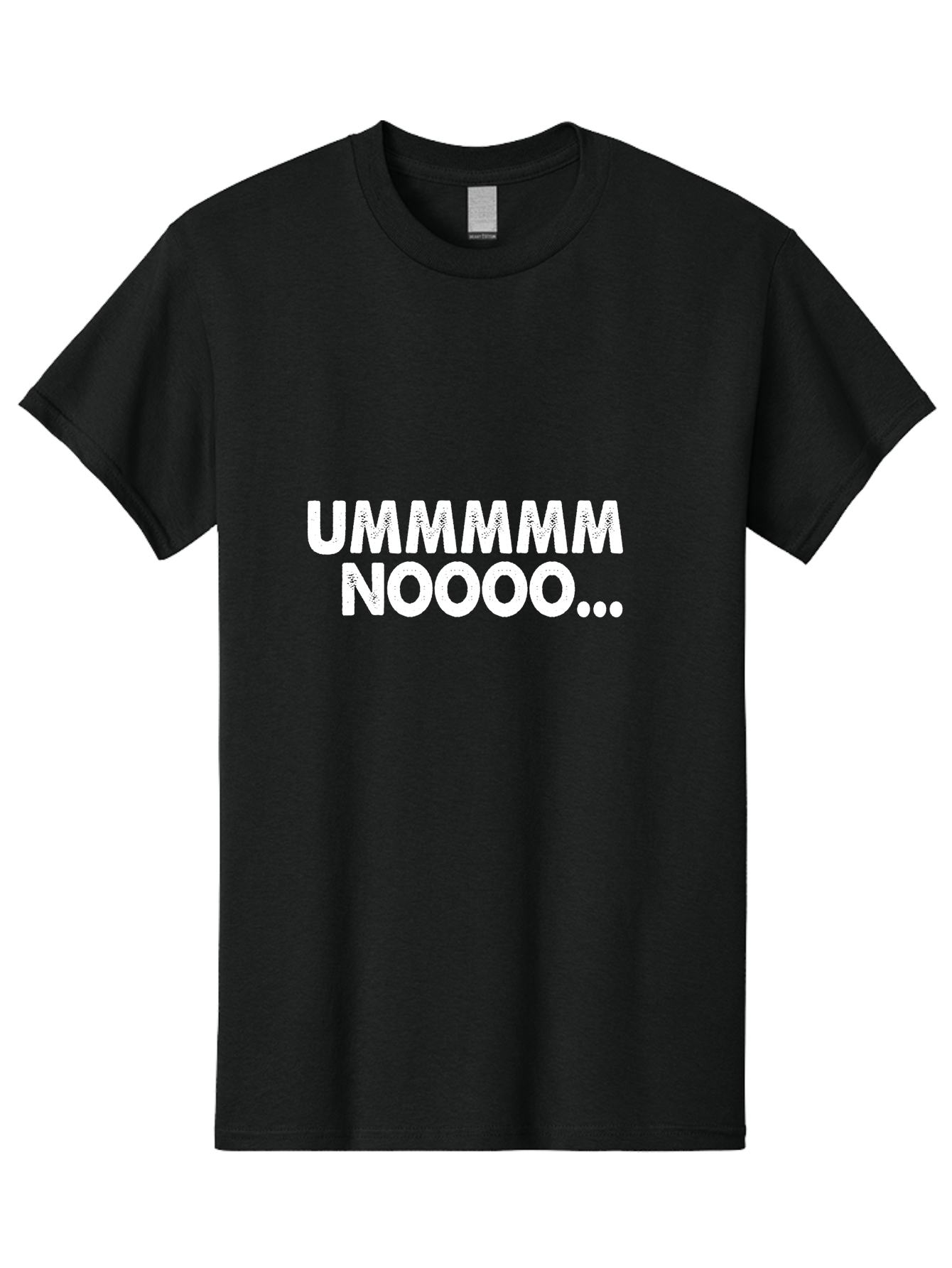 Ummmmm Noooo-01 Men'S Graphic Tee, 100% Cotton, Comfortable Casual Summer Wear, Machine Washable, Ummmmm Noooo, Funny Text, White Text On Green, Humorous Expression, Meme Text, Playful Phrase, Witty Saying, Comedic Graphic Aae766 25