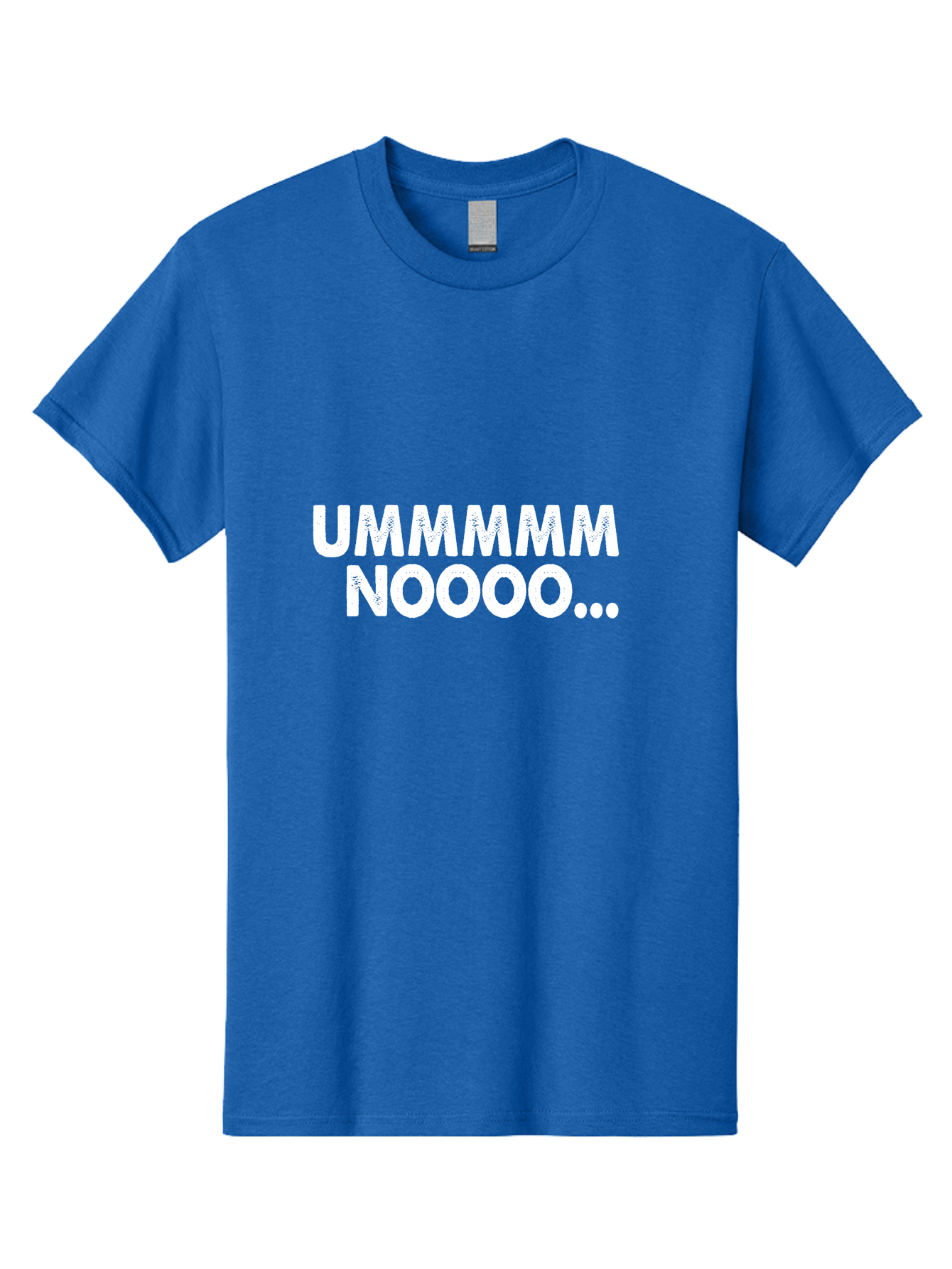 Ummmmm Noooo-01 Men'S Graphic Tee, 100% Cotton, Comfortable Casual Summer Wear, Machine Washable, Ummmmm Noooo, Funny Text, White Text On Green, Humorous Expression, Meme Text, Playful Phrase, Witty Saying, Comedic Graphic Aae766
