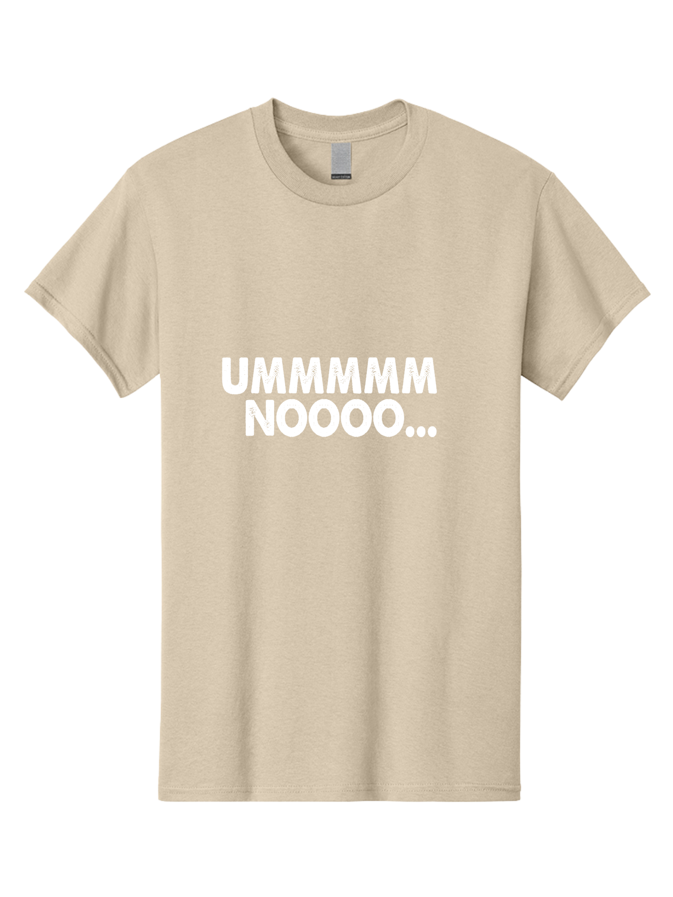 Ummmmm Noooo-01 Men'S Graphic Tee, 100% Cotton, Comfortable Casual Summer Wear, Machine Washable, Ummmmm Noooo, Funny Text, White Text On Green, Humorous Expression, Meme Text, Playful Phrase, Witty Saying, Comedic Graphic Aae766 5