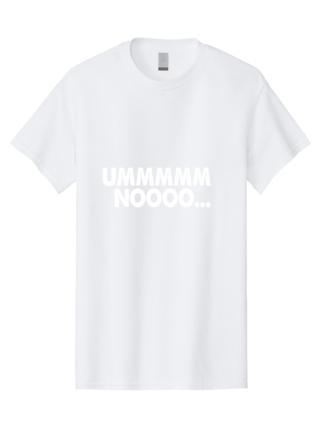 Ummmmm Noooo-01 Men'S Graphic Tee, 100% Cotton, Comfortable Casual Summer Wear, Machine Washable, Ummmmm Noooo, Funny Text, White Text On Green, Humorous Expression, Meme Text, Playful Phrase, Witty Saying, Comedic Graphic Aae766 3