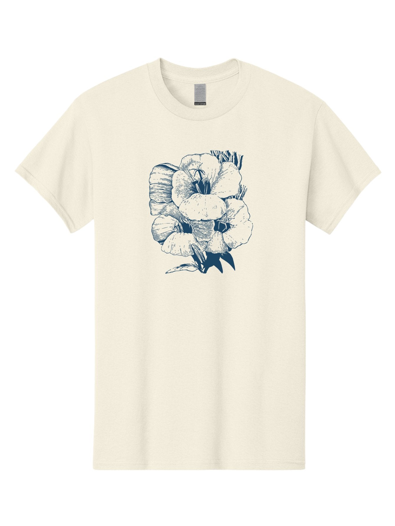 Velvet Bloom Men'S Graphic Tee, 100% Cotton, Comfortable Casual Summer Wear, Machine Washable, Hand-Drawn Pansy, Vintage Illustration, Floral Design, Blooming Flowers, Delicate Petals, Artistic Rendering, Botanical Art, Flower Sketch Aae768 4