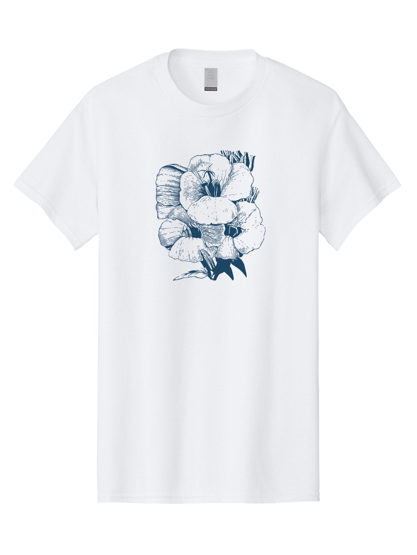 Velvet Bloom Men'S Graphic Tee, 100% Cotton, Comfortable Casual Summer Wear, Machine Washable, Hand-Drawn Pansy, Vintage Illustration, Floral Design, Blooming Flowers, Delicate Petals, Artistic Rendering, Botanical Art, Flower Sketch Aae768 6