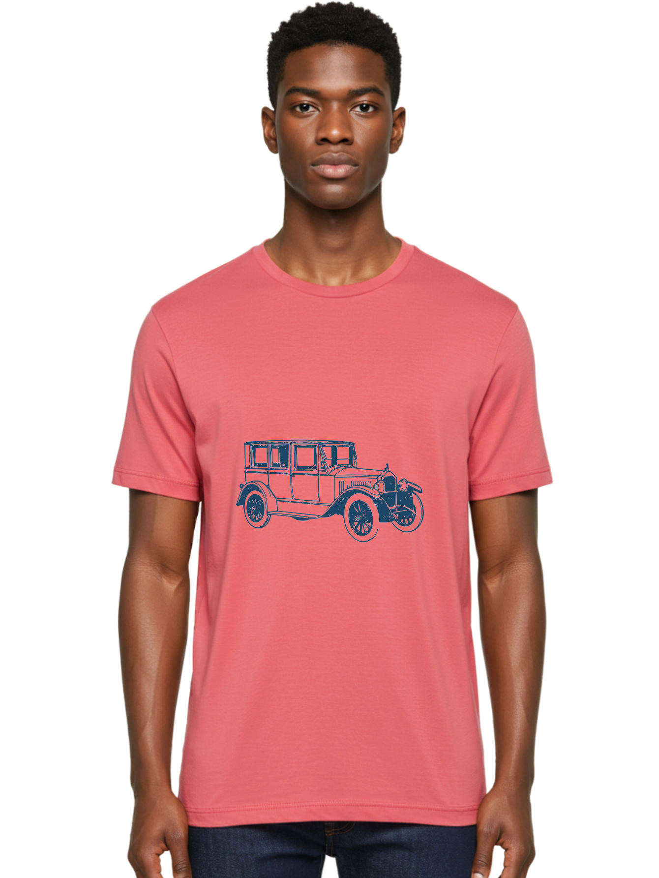 Vintage Motorcar 2 Men'S Graphic Tee, 100% Cotton, Comfortable Casual Summer Wear, Machine Washable, Vintage Car, Classic Automobile, Antique Vehicle, Retro Transportation, Old-Fashioned Car, Nostalgic Ride Aae804 18