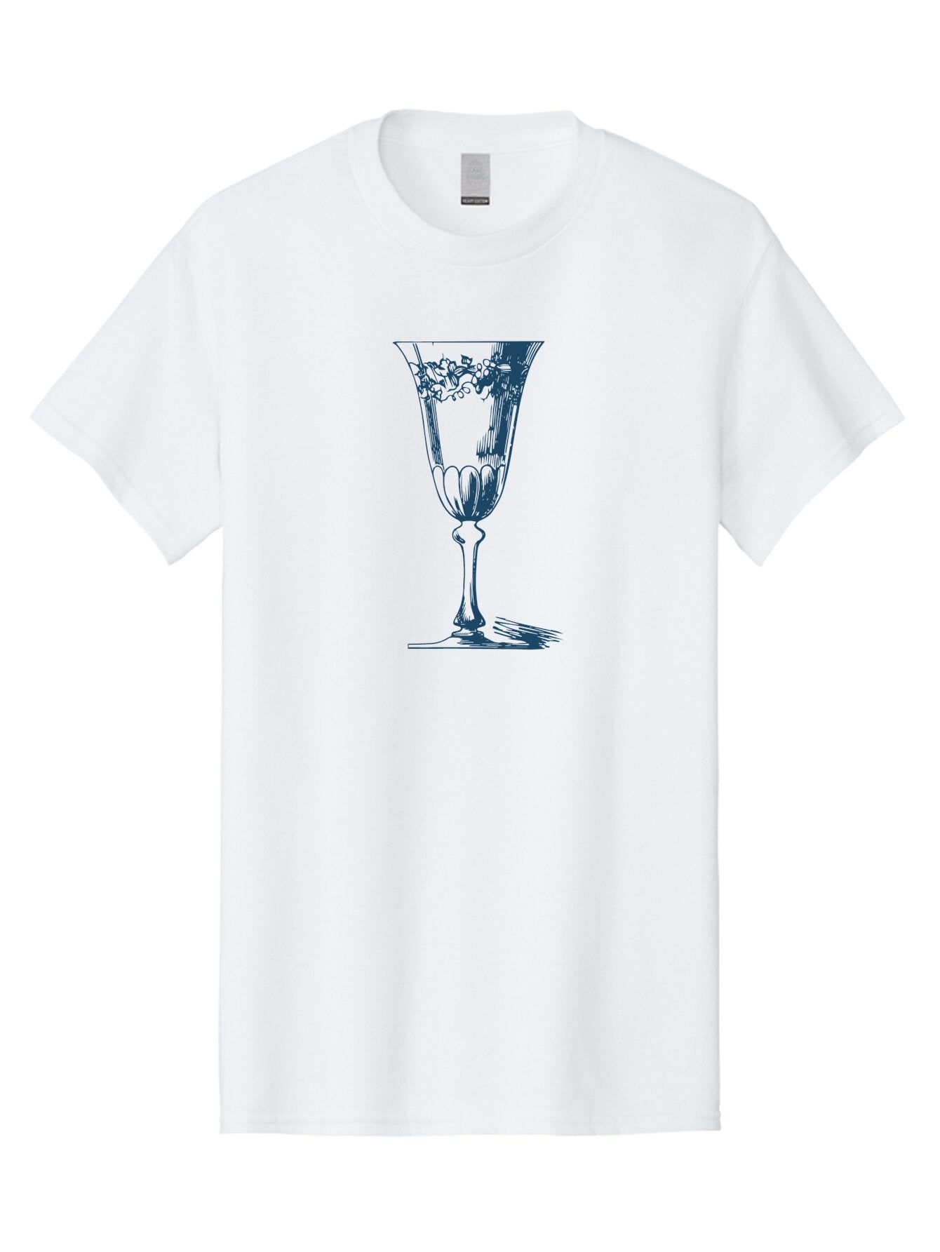 Vintage Wine Glass Men'S Graphic Tee, 100% Cotton, Comfortable Casual Summer Wear, Machine Washable, Elegant Wine Glass, Luxurious Glassware, Champagne Flute, Sophisticated Design, Fine Dining, Cocktail Glass, Wine Tasting Aae815 3