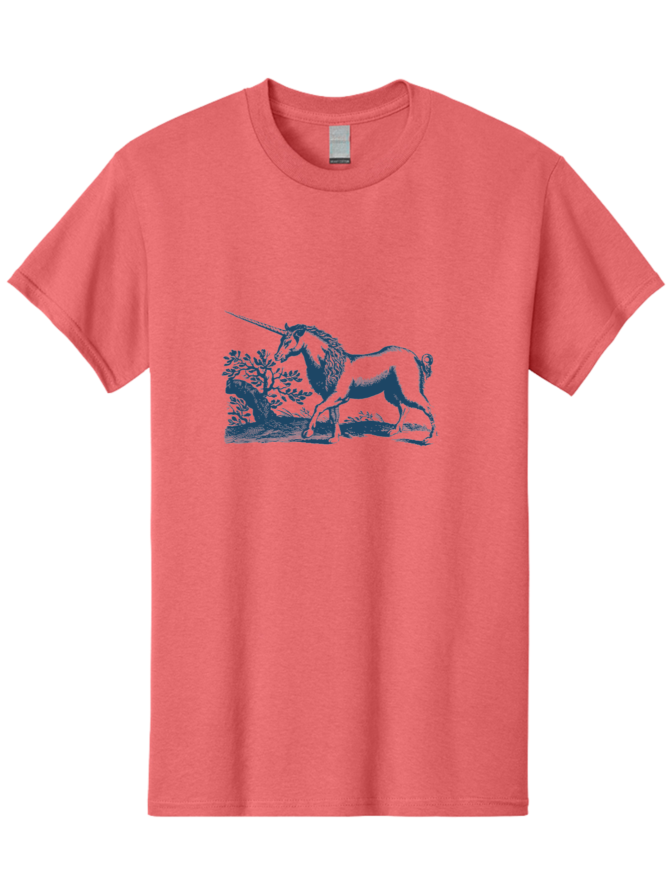 Wandering Unicorn Spirit Men'S Graphic Tee, 100% Cotton, Comfortable Casual Summer Wear, Machine Washable, Unicorn, Mythical Creature, Fantasy Art, Majestic Horse, Single Horn, Folklore, Mystical Being, Legendary Creature, Whimsical Design Aae820 3