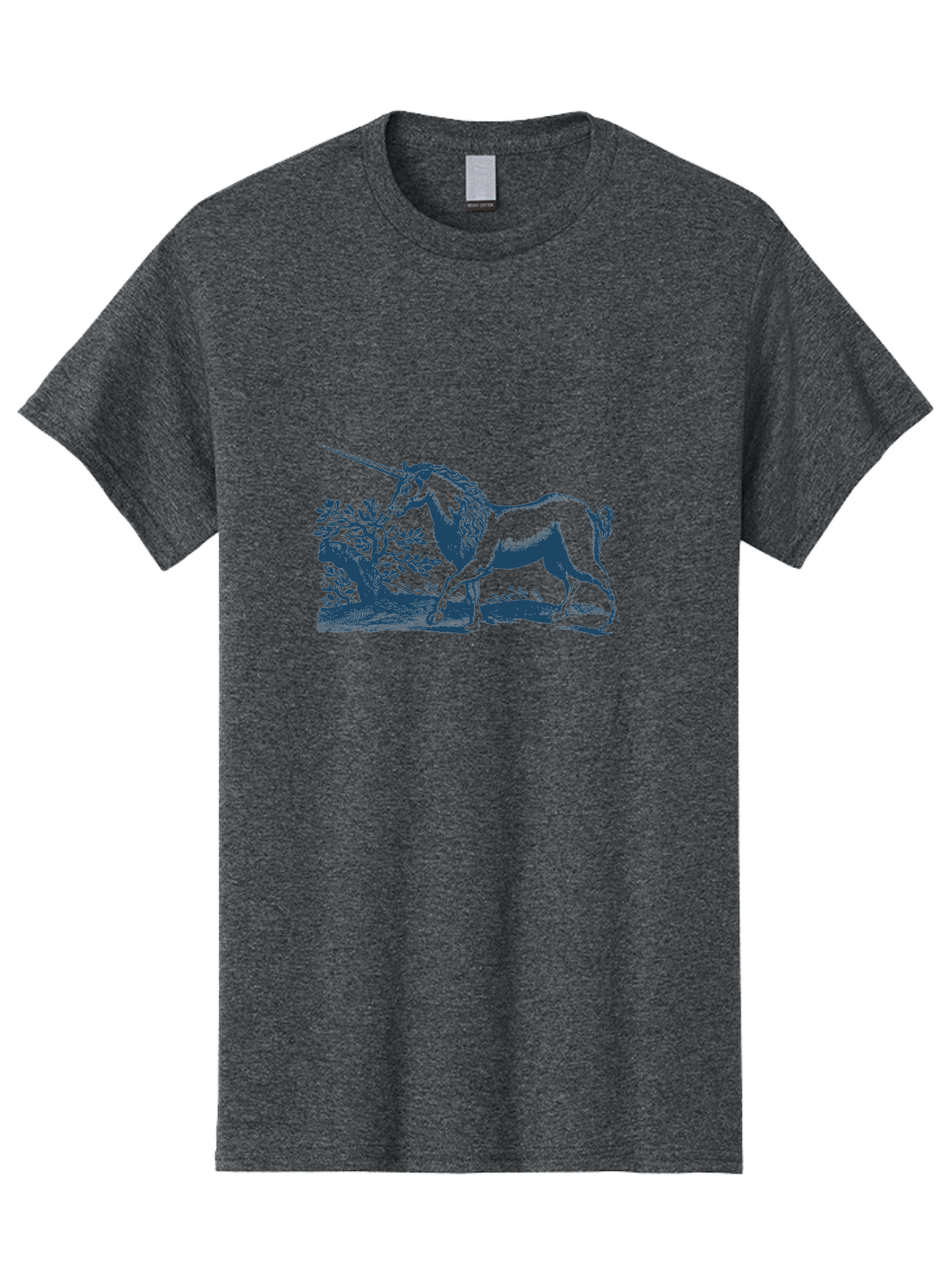 Wandering Unicorn Spirit Men'S Graphic Tee, 100% Cotton, Comfortable Casual Summer Wear, Machine Washable, Unicorn, Mythical Creature, Fantasy Art, Majestic Horse, Single Horn, Folklore, Mystical Being, Legendary Creature, Whimsical Design Aae820 5