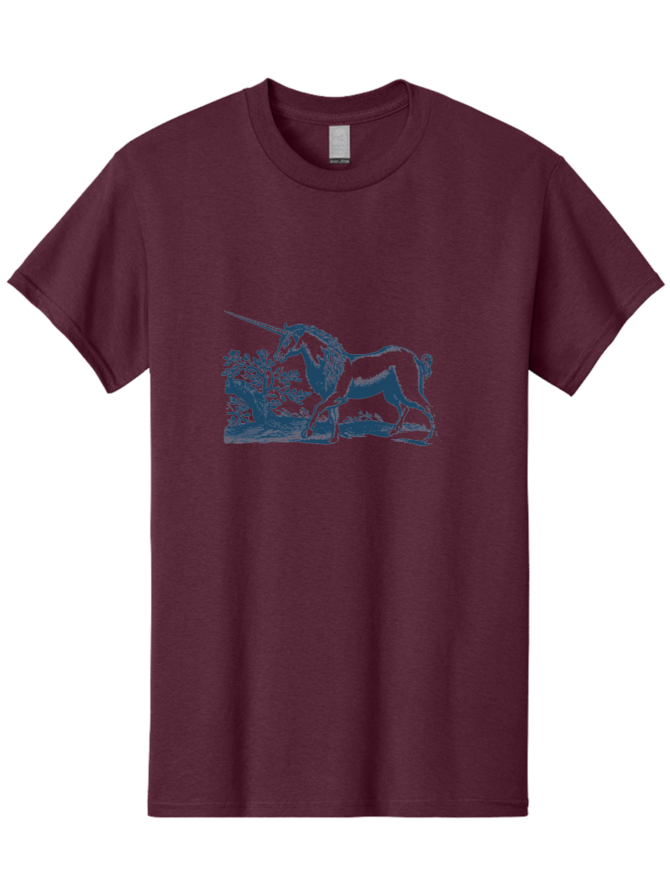 Wandering Unicorn Spirit Men'S Graphic Tee, 100% Cotton, Comfortable Casual Summer Wear, Machine Washable, Unicorn, Mythical Creature, Fantasy Art, Majestic Horse, Single Horn, Folklore, Mystical Being, Legendary Creature, Whimsical Design Aae820 23