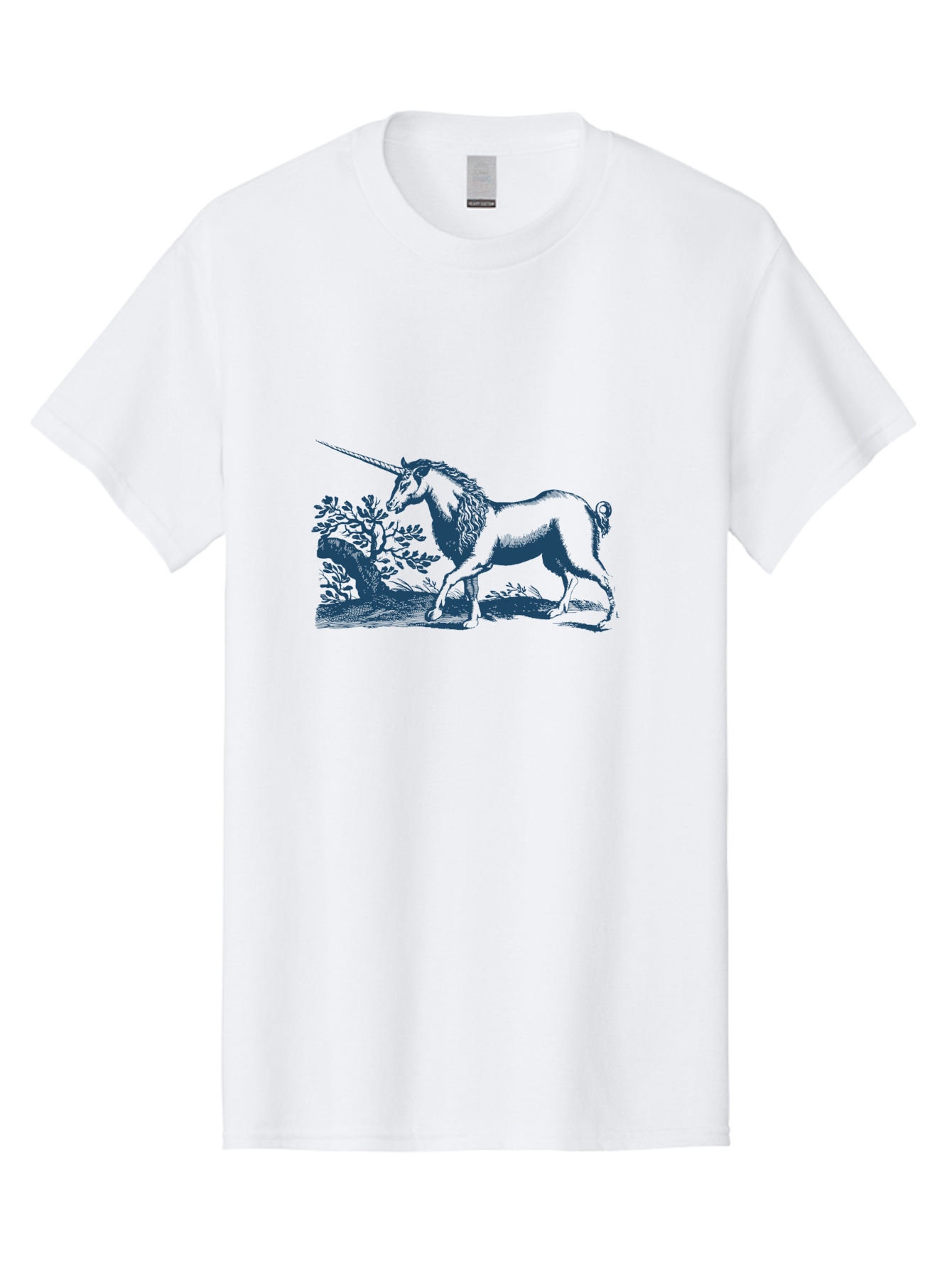 Wandering Unicorn Spirit Men'S Graphic Tee, 100% Cotton, Comfortable Casual Summer Wear, Machine Washable, Unicorn, Mythical Creature, Fantasy Art, Majestic Horse, Single Horn, Folklore, Mystical Being, Legendary Creature, Whimsical Design Aae820 19