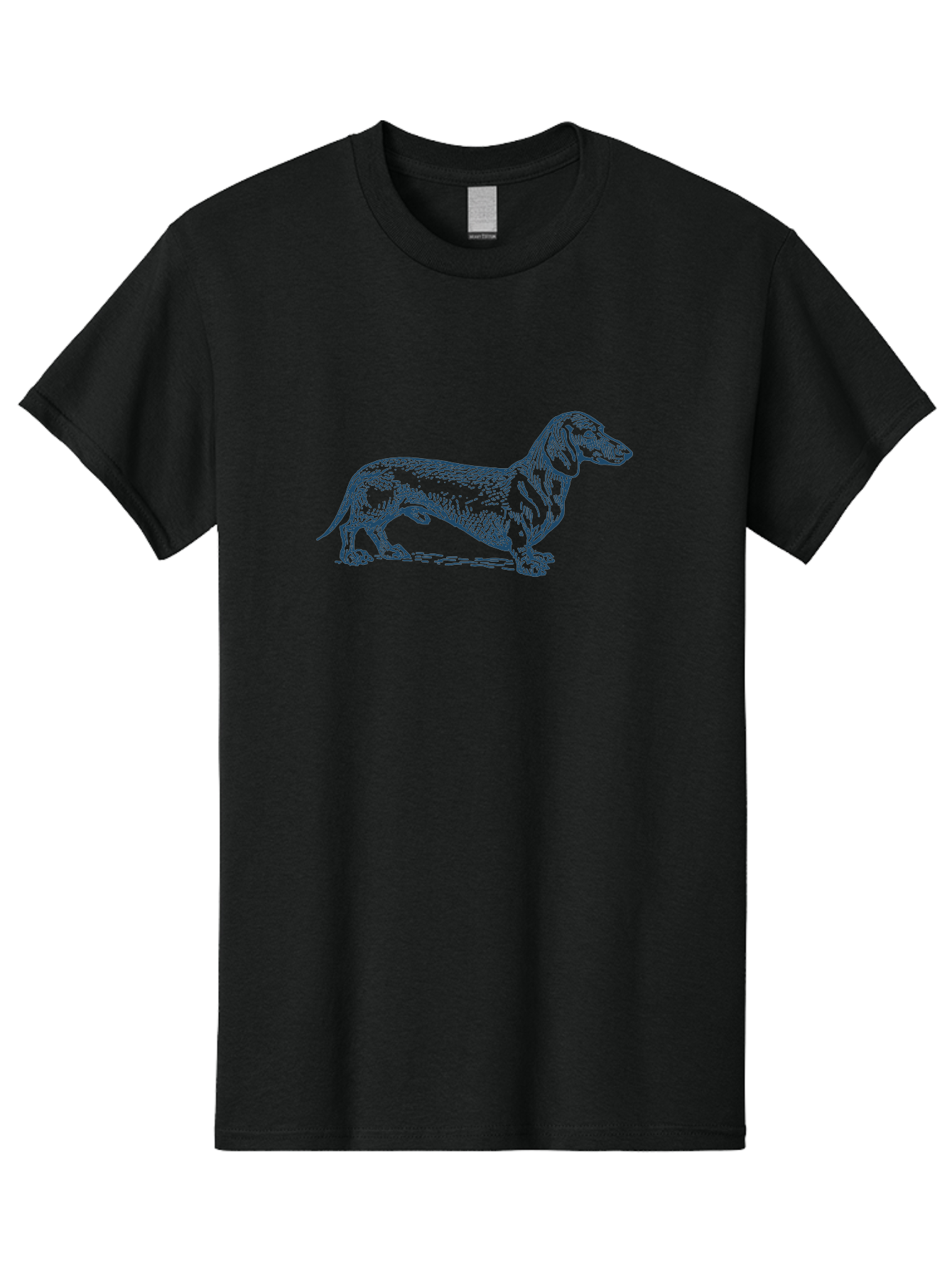 Wiener Dog 2 Men'S Graphic Tee, 100% Cotton, Comfortable Casual Summer Wear, Machine Washable, Dachshund Dog, Short-Legged Dog, Hound Dog, Dog Breed, Canine Companion, Loyal Pet, Playful Animal, Dog Illustration, Dog Drawing Aae840 15