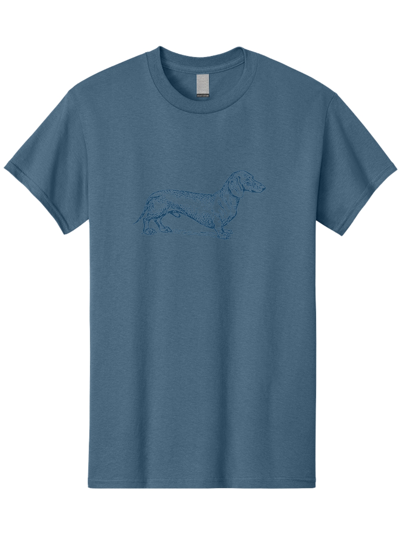 Wiener Dog 2 Men'S Graphic Tee, 100% Cotton, Comfortable Casual Summer Wear, Machine Washable, Dachshund Dog, Short-Legged Dog, Hound Dog, Dog Breed, Canine Companion, Loyal Pet, Playful Animal, Dog Illustration, Dog Drawing Aae840 25