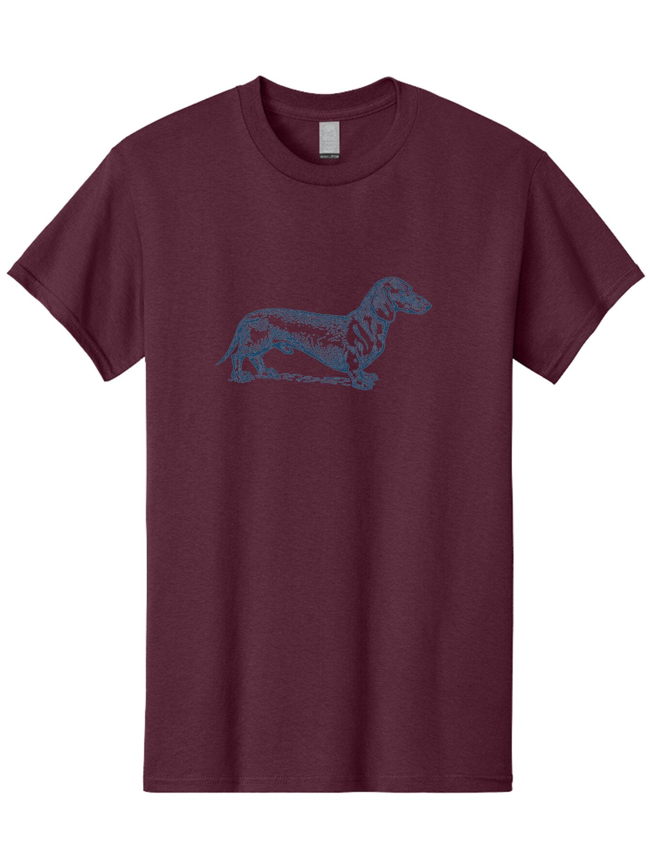 Wiener Dog 2 Men'S Graphic Tee, 100% Cotton, Comfortable Casual Summer Wear, Machine Washable, Dachshund Dog, Short-Legged Dog, Hound Dog, Dog Breed, Canine Companion, Loyal Pet, Playful Animal, Dog Illustration, Dog Drawing Aae840 14