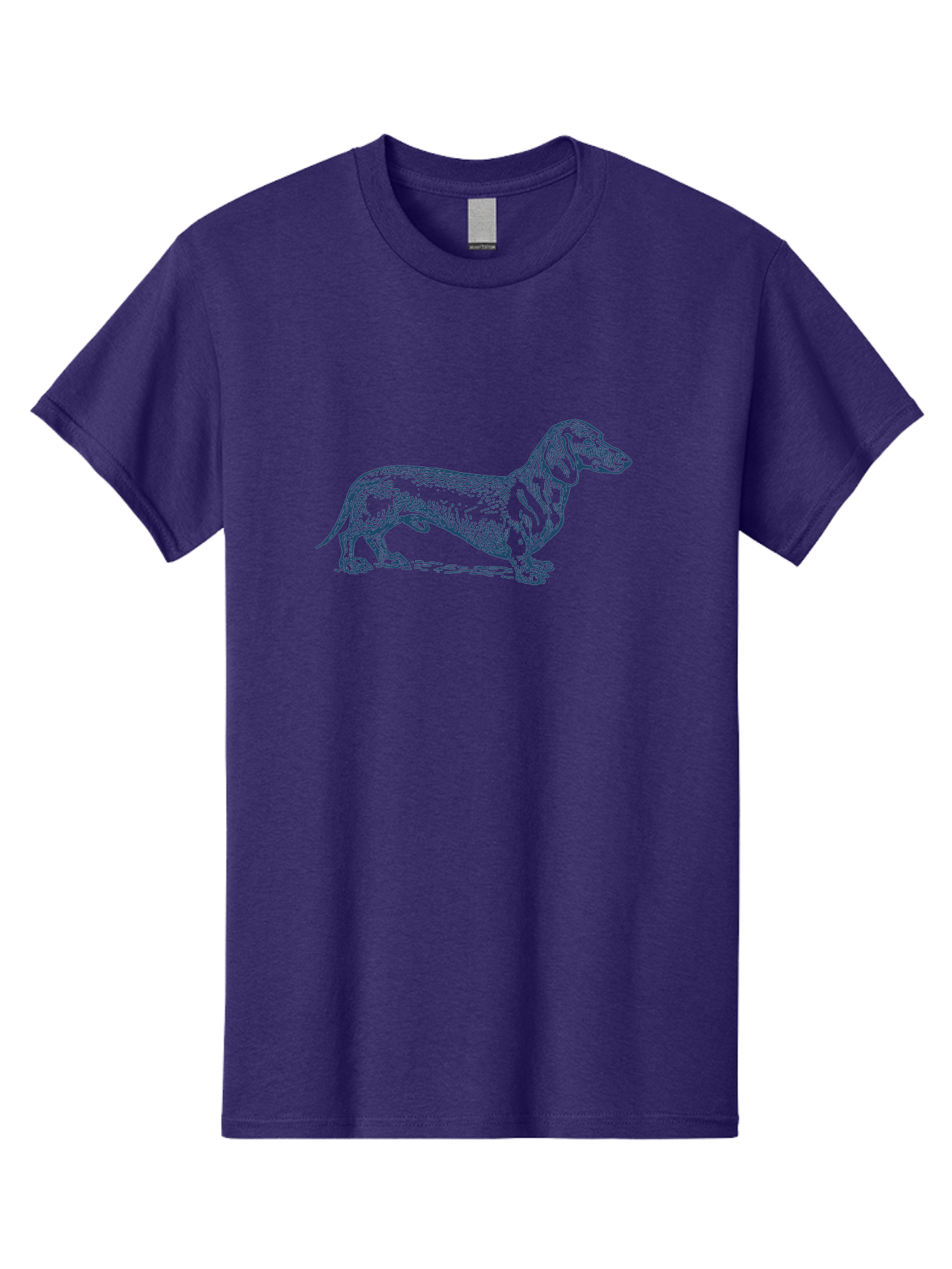 Wiener Dog 2 Men'S Graphic Tee, 100% Cotton, Comfortable Casual Summer Wear, Machine Washable, Dachshund Dog, Short-Legged Dog, Hound Dog, Dog Breed, Canine Companion, Loyal Pet, Playful Animal, Dog Illustration, Dog Drawing Aae840 7